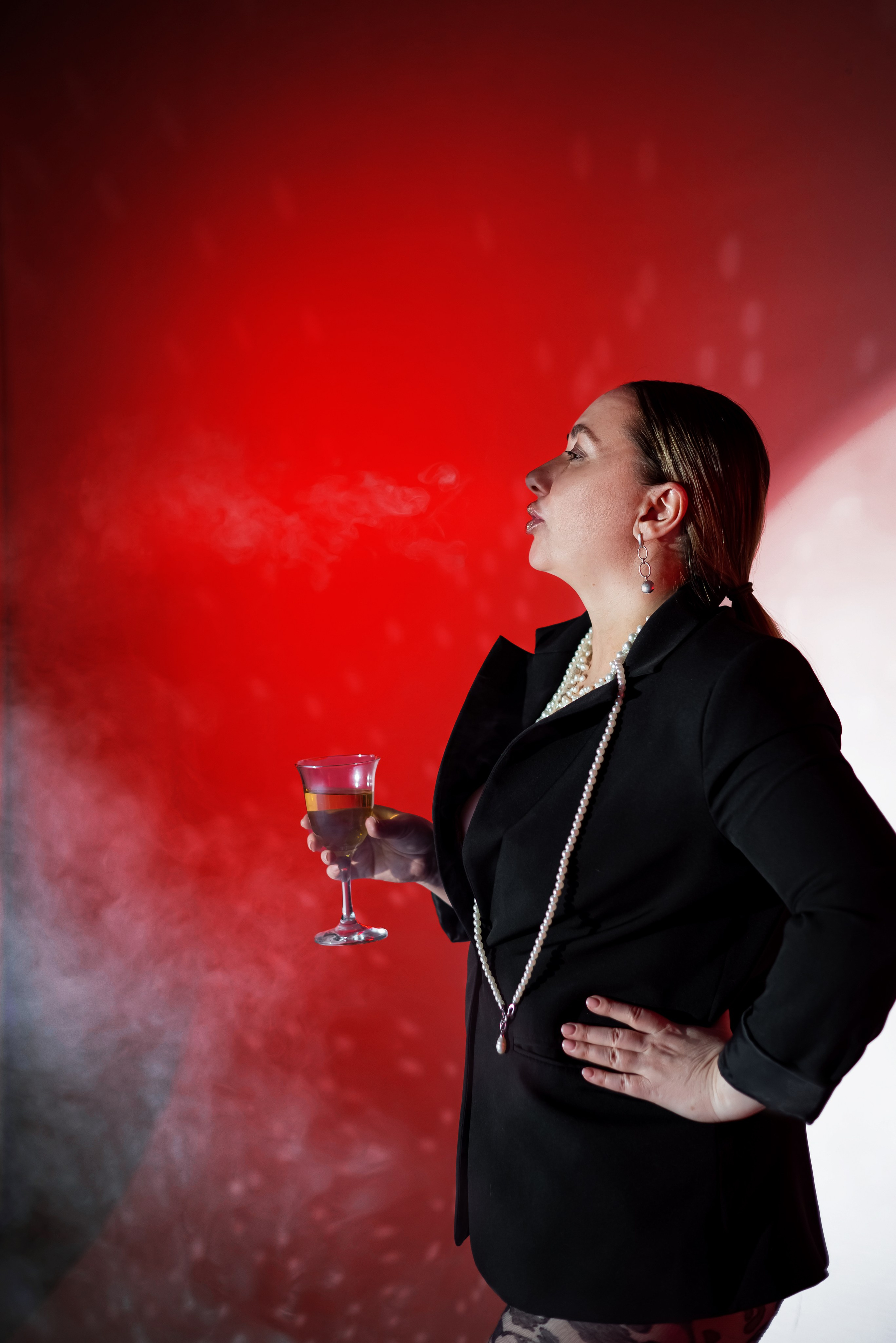 Фотосессия Анеты с цветным светом