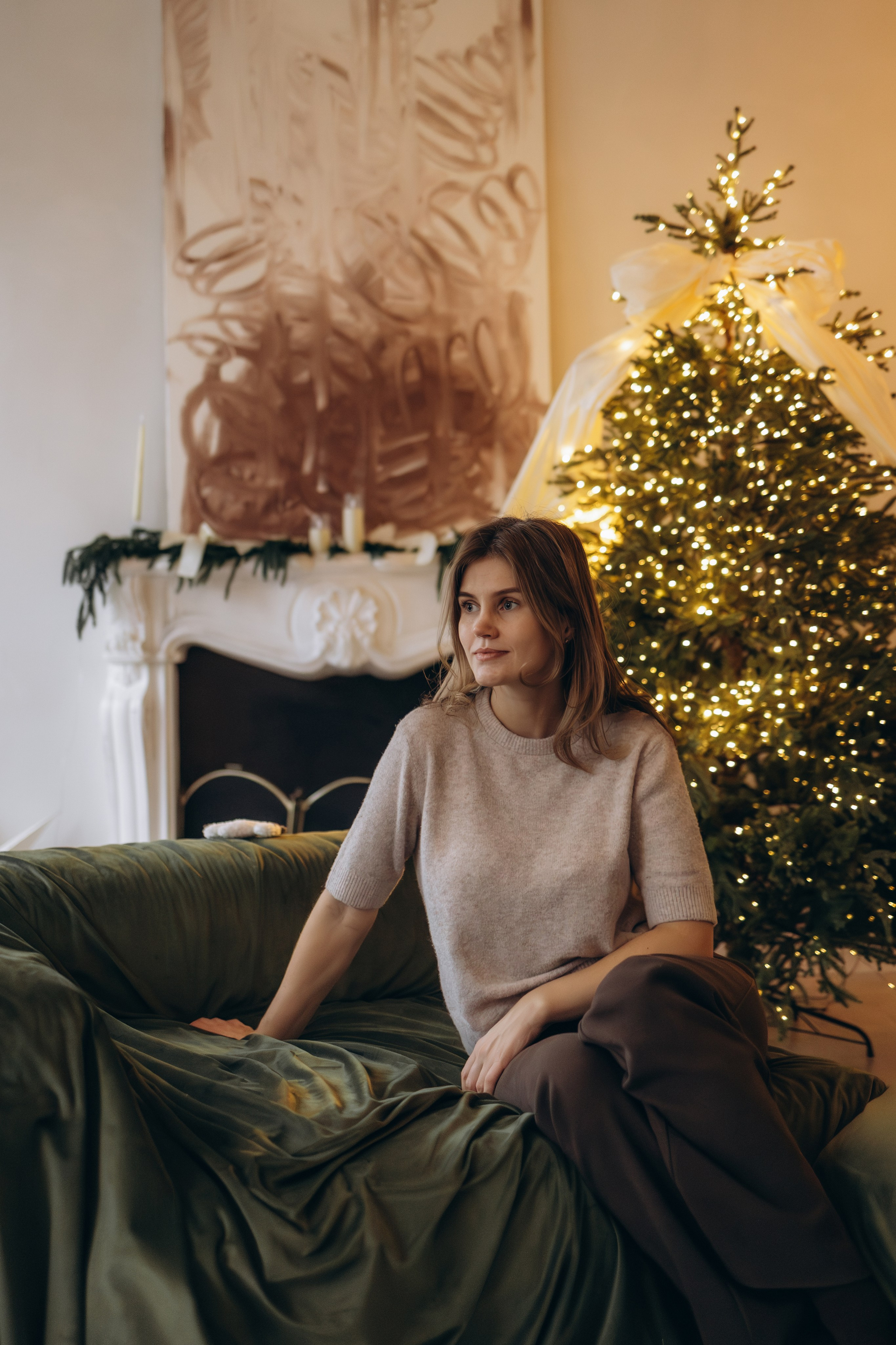 Новогодняя семейная в студии, г. Обнинск (Калужская обл.). Надежда Стар семейный и церковный фотограф в Жукове и Калужской области