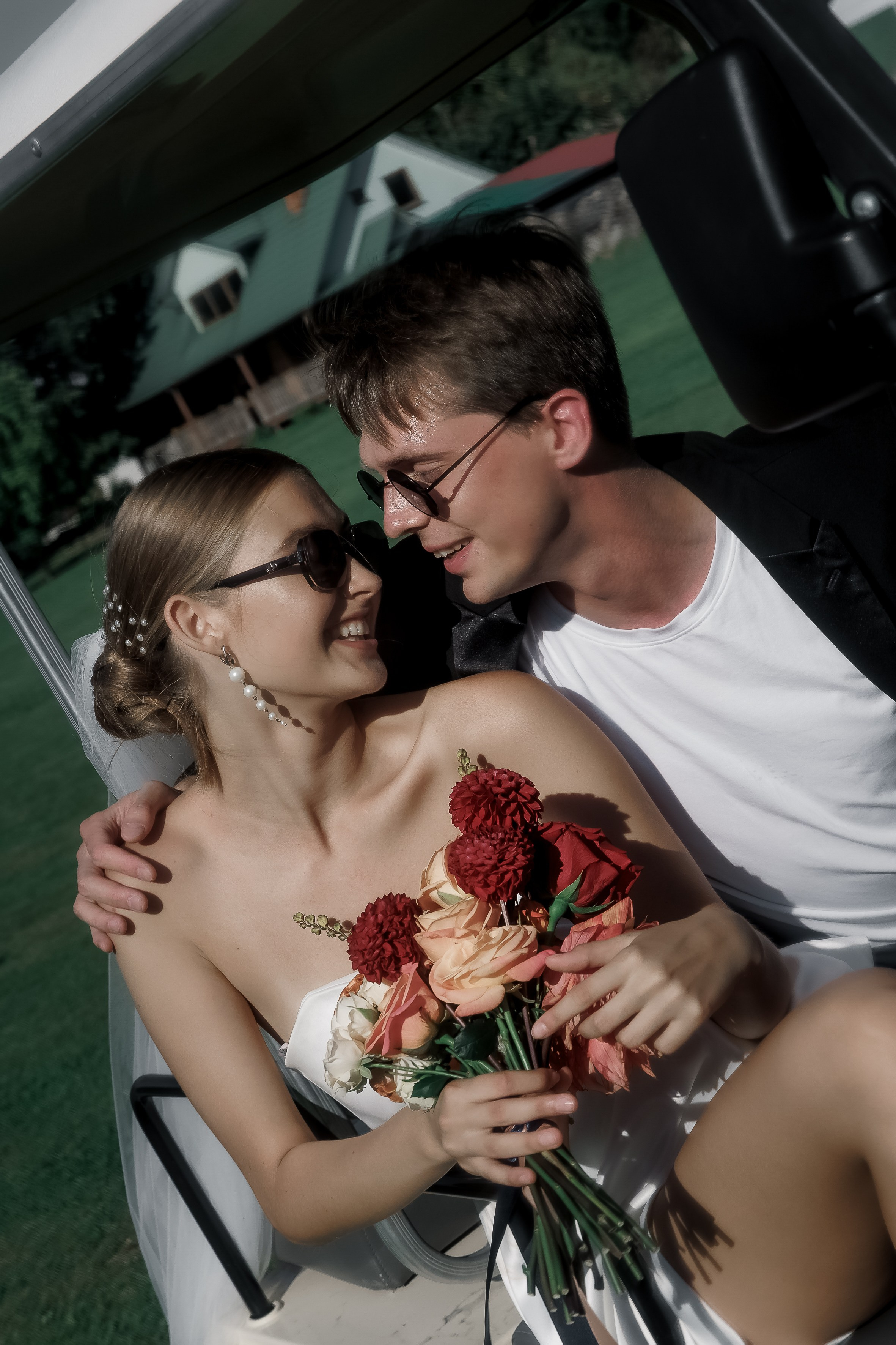 Свадьба на гольф-поле. Свадебный фотограф Татьяна Аберле свадебный видеограф Роман Аберле Калининград