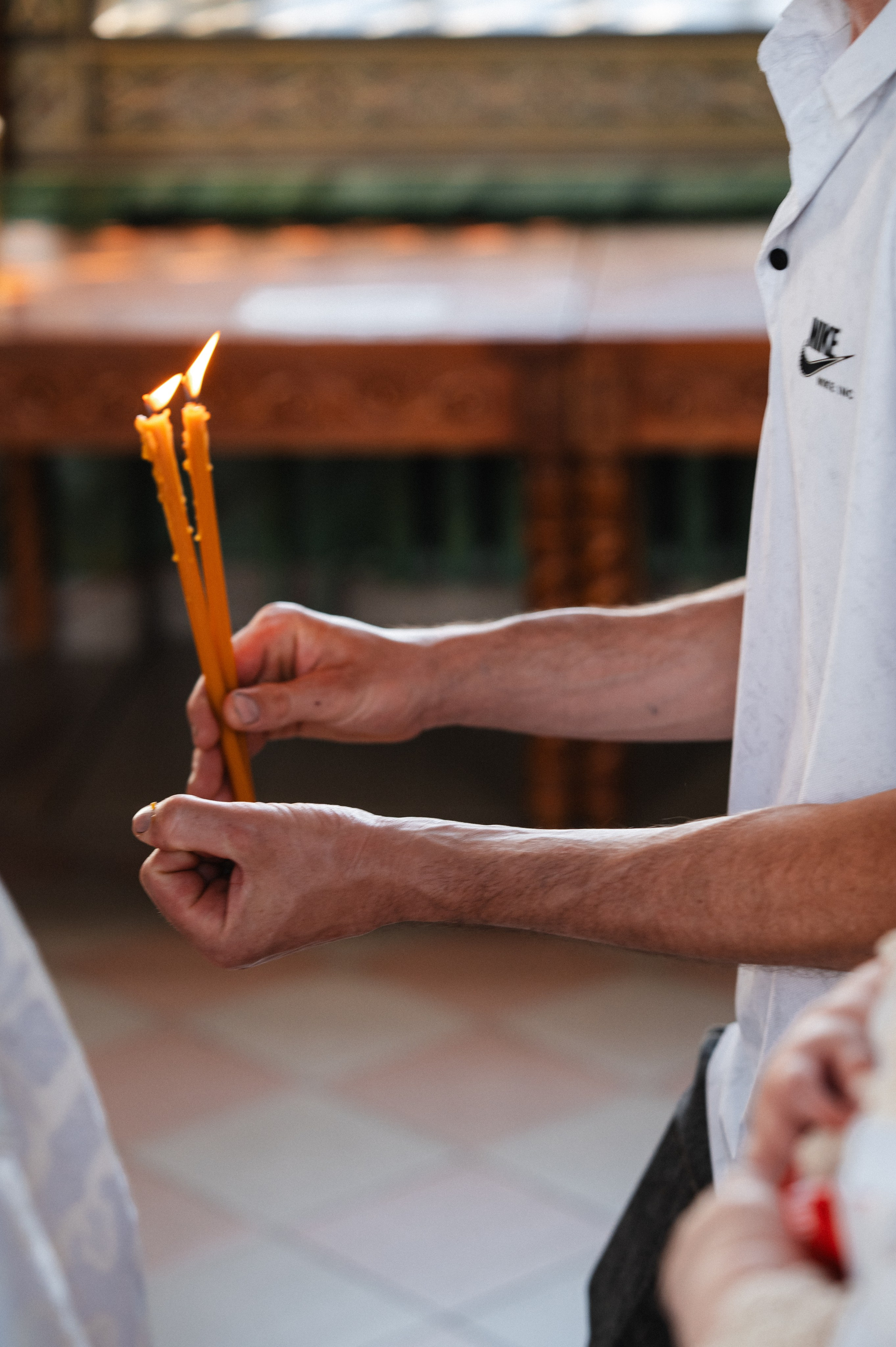 Таинство Крещения Дарьи (Храм Преполовения Пятидесятницы). Фотограф Ярута Оксана / Ростов-на-Дону