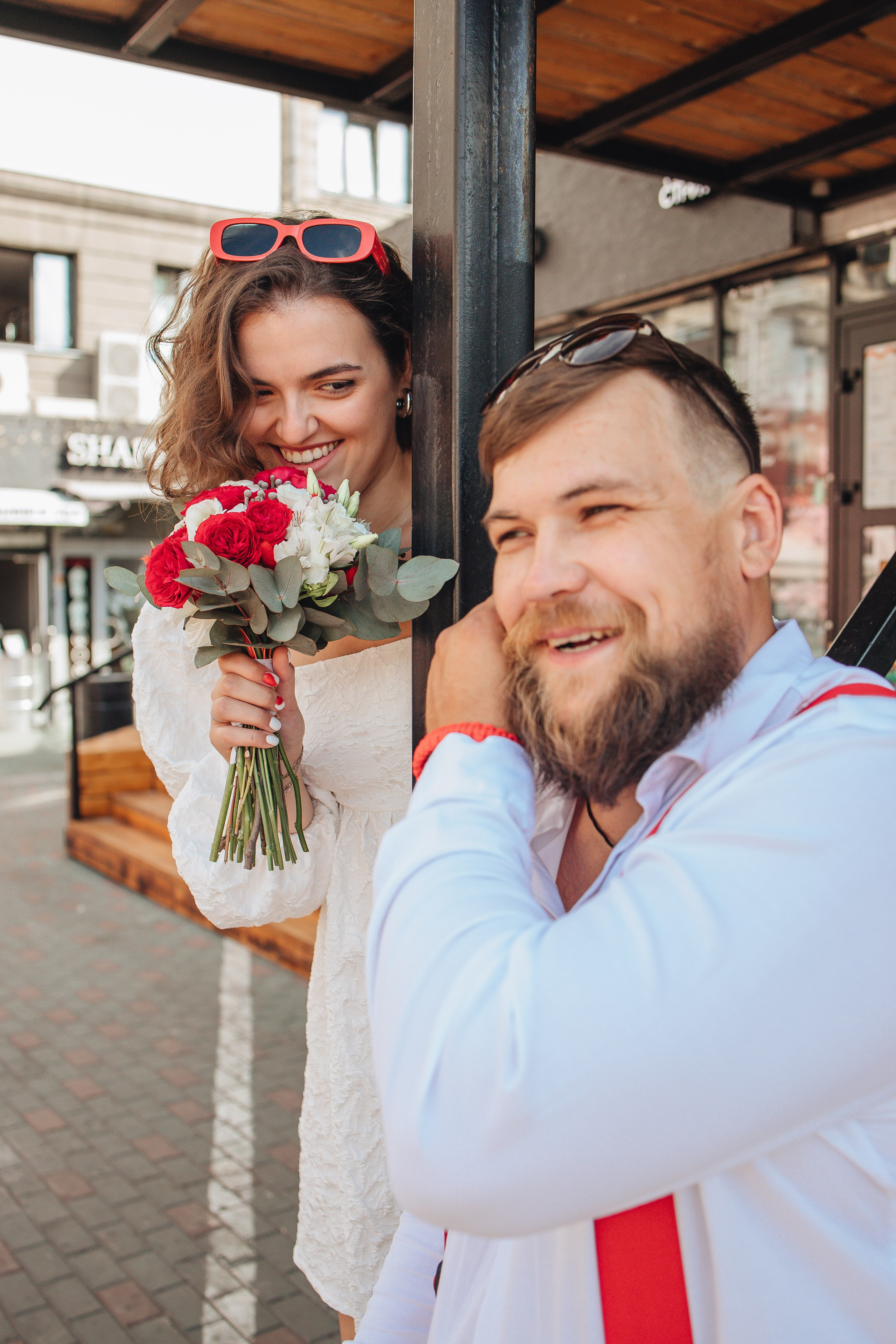 Руслан и Вера (прогулка по центру). Фотограф Новосибирск