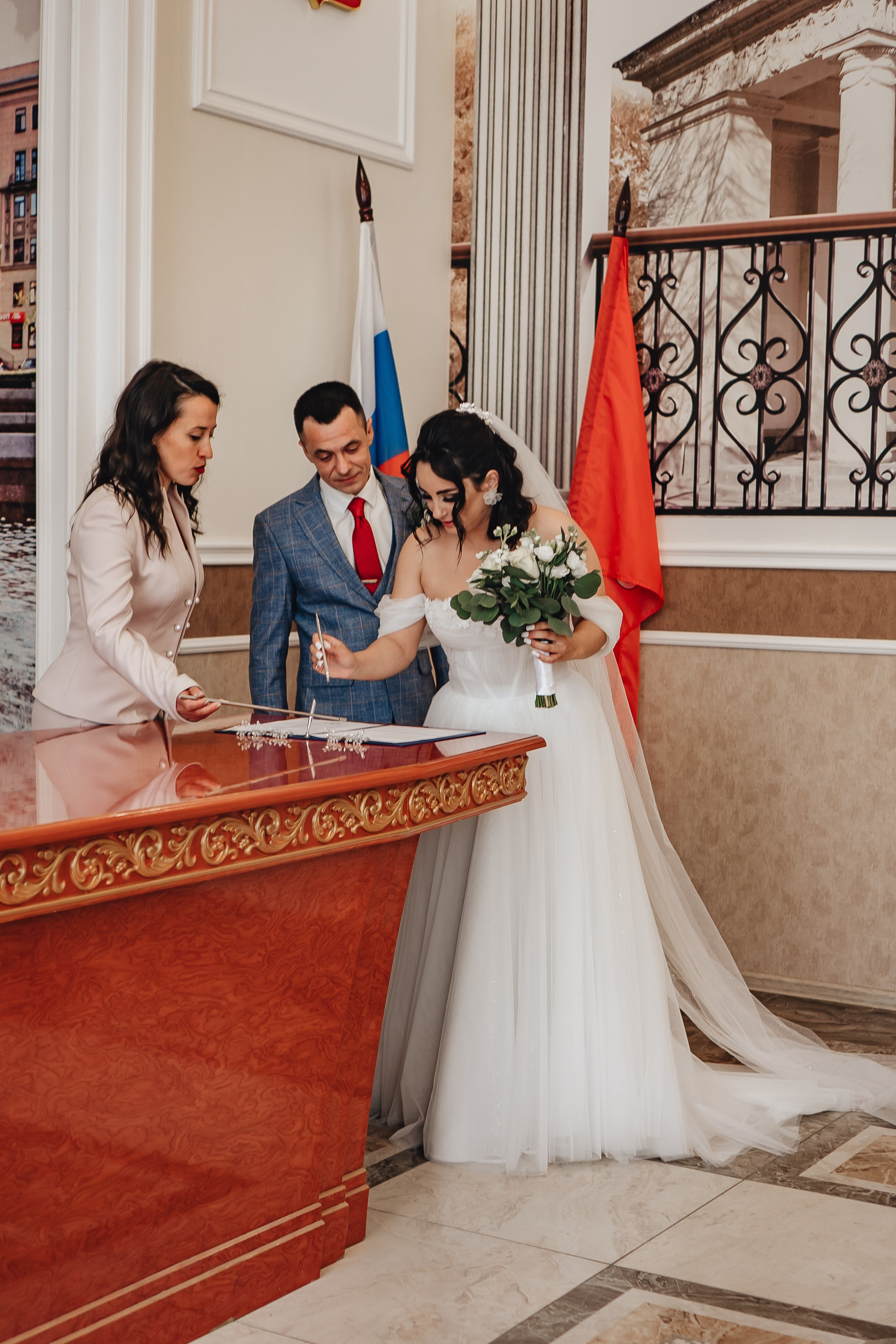 СВАДЕБНАЯ СЬЕМКА В ЗАГСЕ НА МОСКОВСКОМ ПРОСПЕКТЕ. Профессиональный фотограф, Санкт-Петербург — Виктория Богомолова