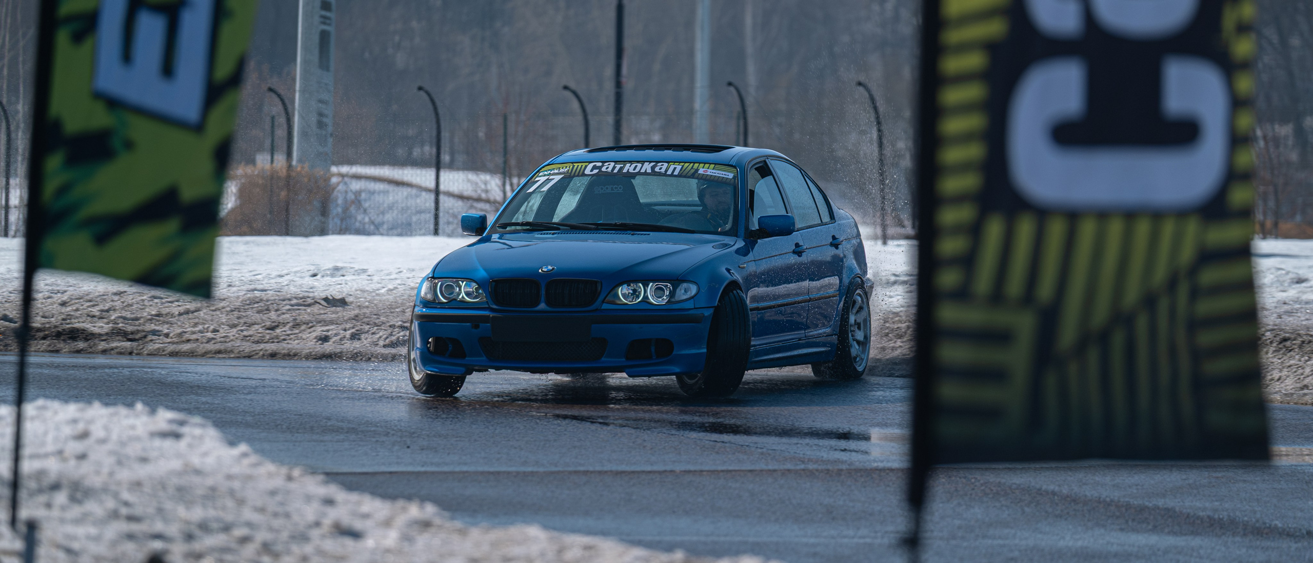 Спортивная автомобильная съемка. Malenkyia