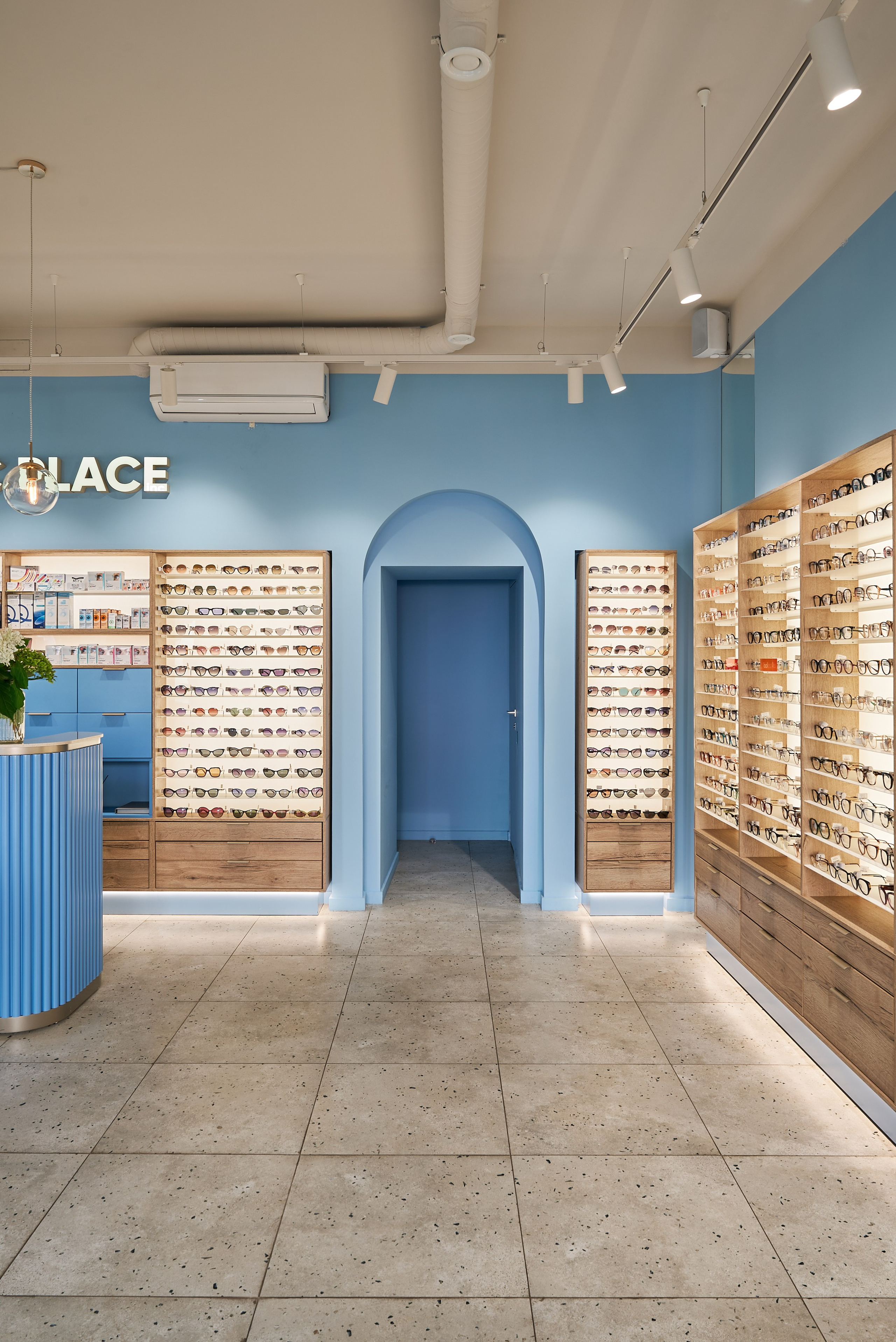 Небесно-голубой и капибара: оптика в Москве (Публикация My Decor). Бояршинов Антон Интерьерный фотограф/видеограф Москва