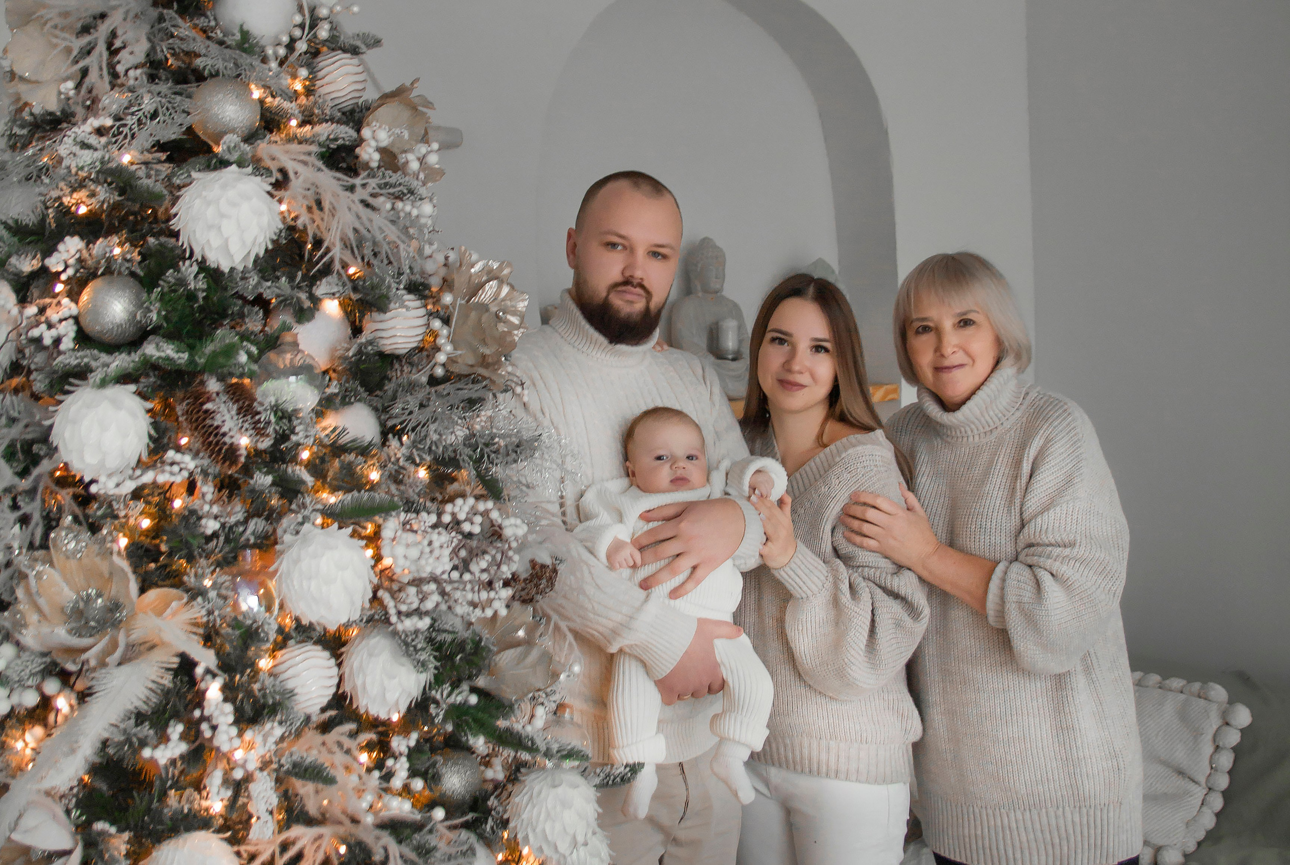 Новогодняя семейная съёмка «УБУД». Женский и семейный фотограф в Москве и Московской области Наталья Минт