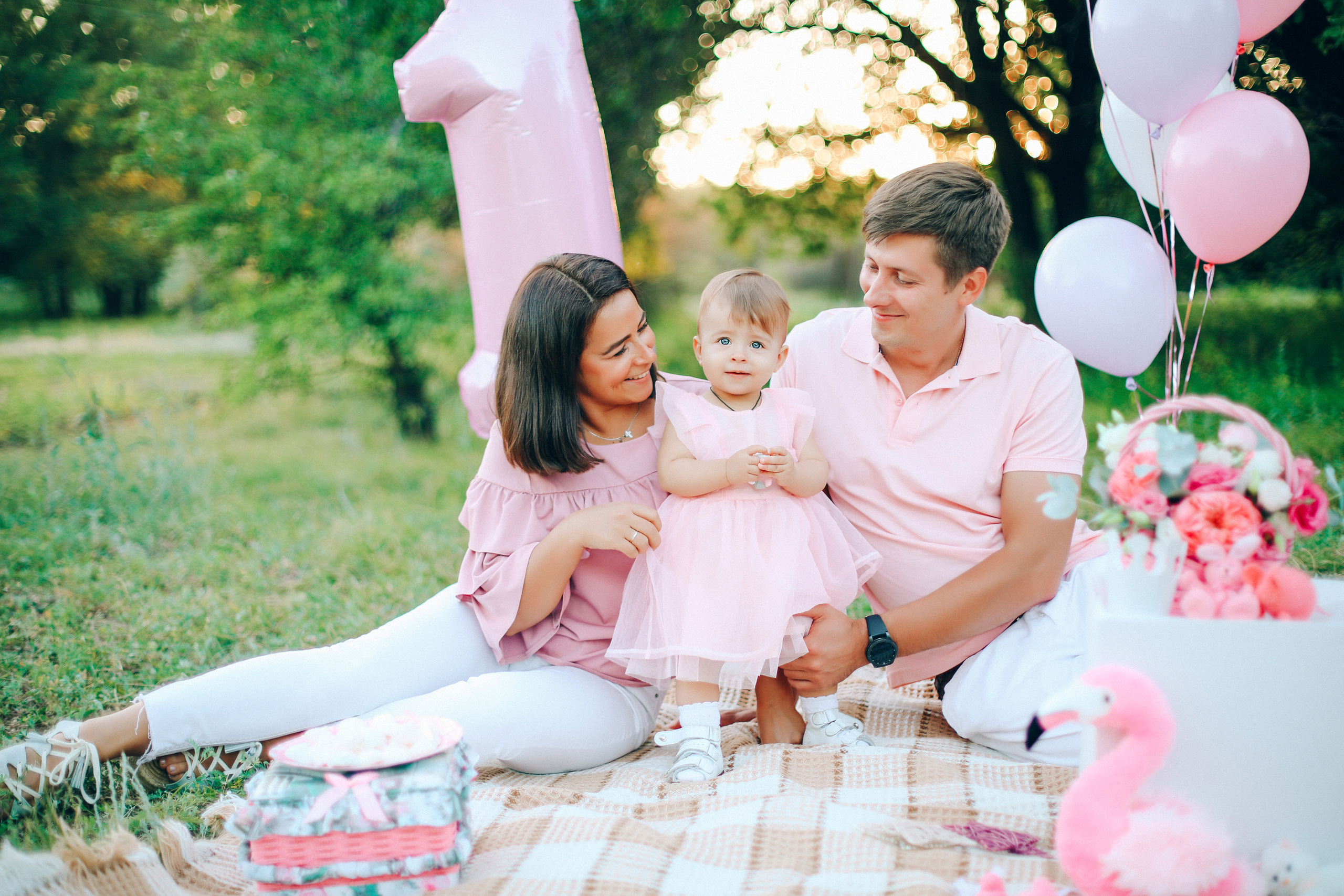 Семейная съемка дня рождения принцессы Арины. Свадебный фотограф Волгоград и Волжский Евгения Кимлач