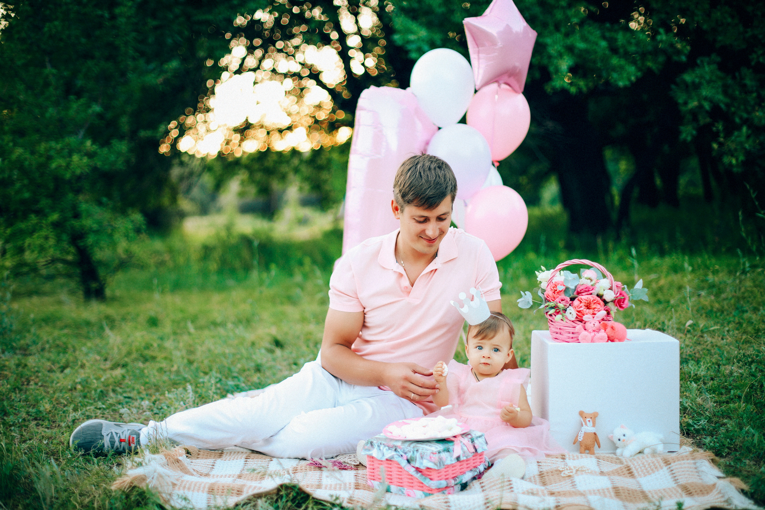 Семейная съемка дня рождения принцессы Арины. Свадебный фотограф Волгоград и Волжский Евгения Кимлач