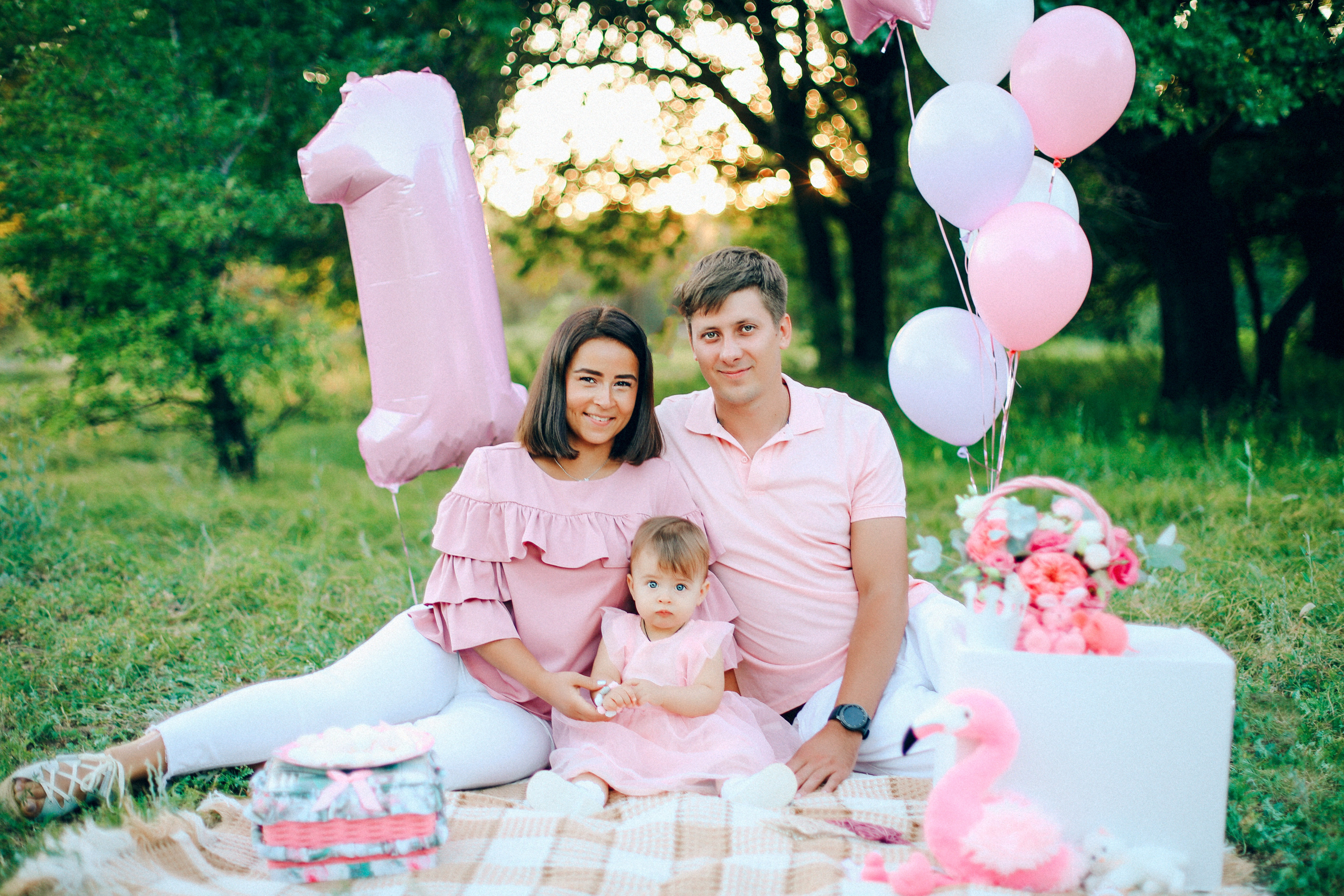 Семейная съемка дня рождения принцессы Арины. Свадебный фотограф Волгоград и Волжский Евгения Кимлач
