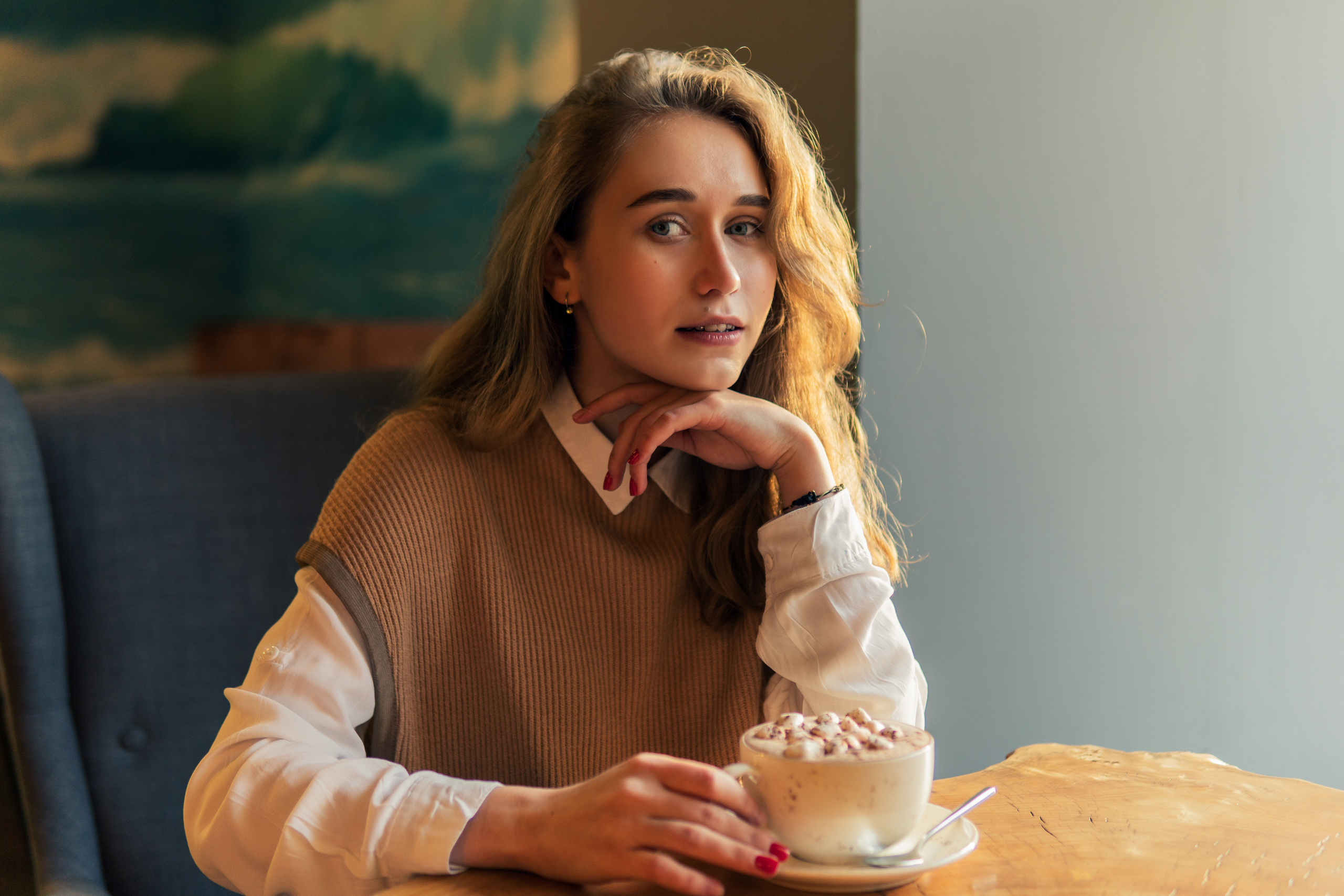 Полина в осеннем парке. Портретный, репортажный и свадебный фотограф в Екатеринбурге Денис Южаков