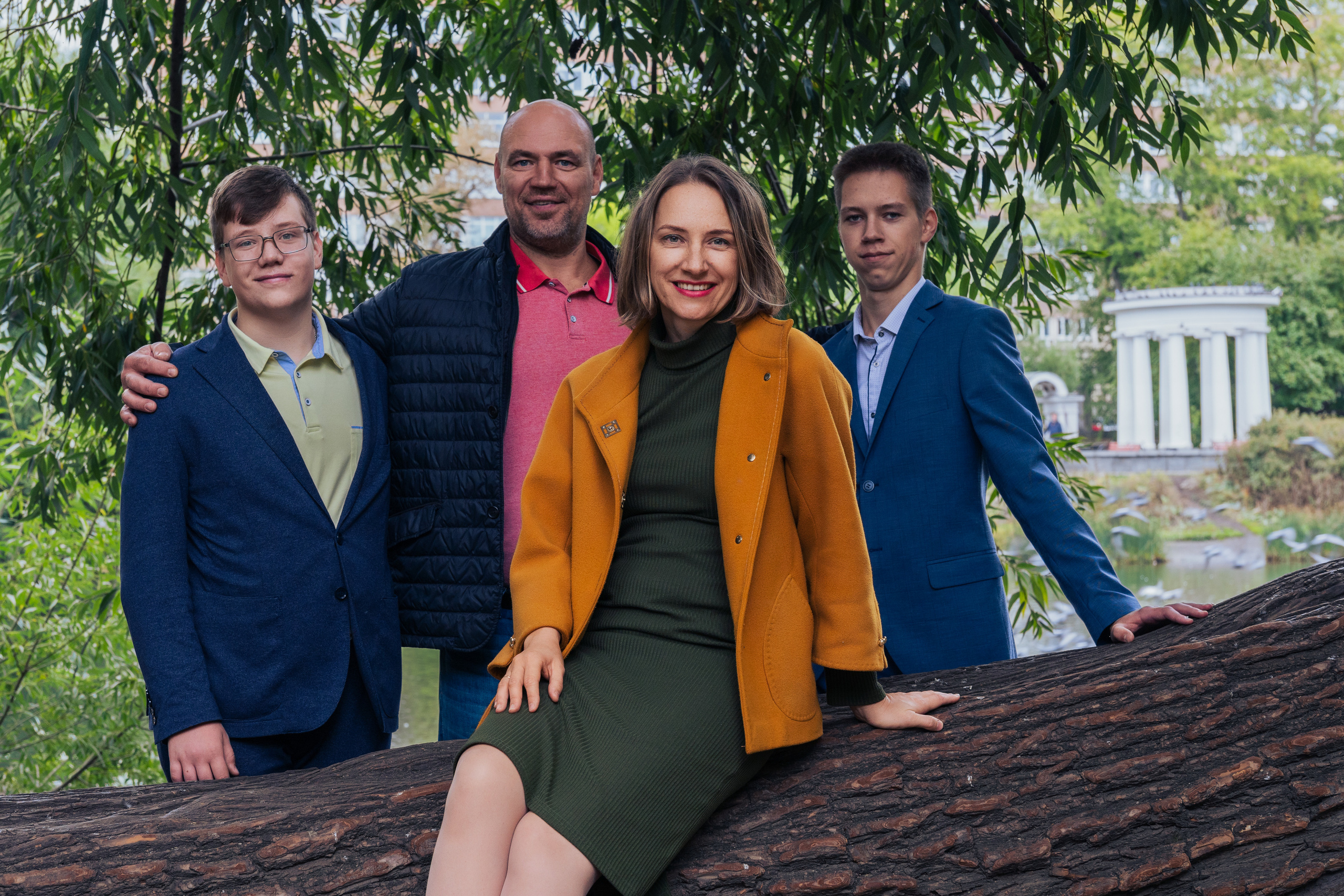 Татьяна с семьёй. Портретный, репортажный и свадебный фотограф в Екатеринбурге Денис Южаков