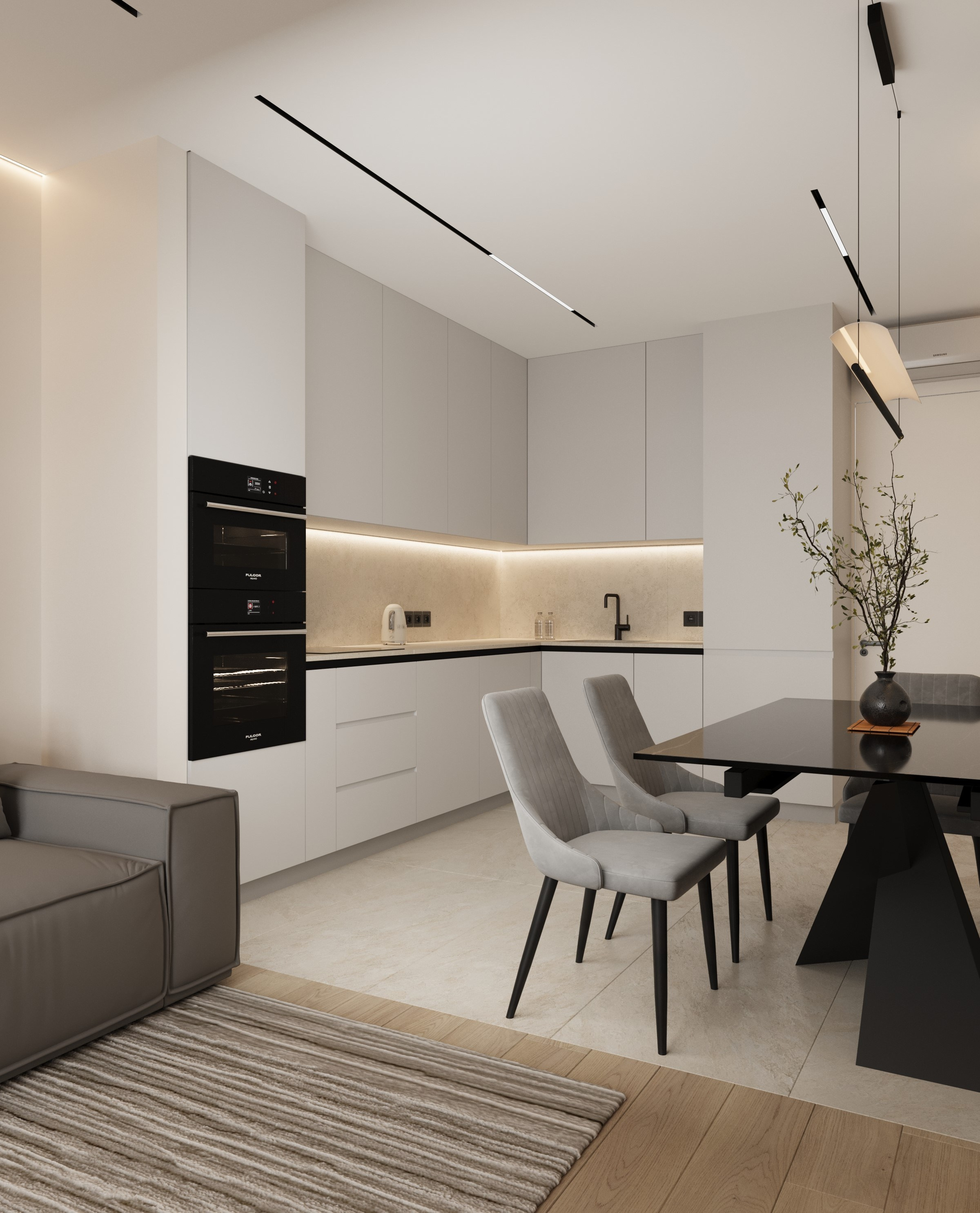 ЖК «Neva haus» / Санкт-Петербург / 60 кв. м. Ксения Барабаш дизайнер интерьера в Санкт-Петербурге