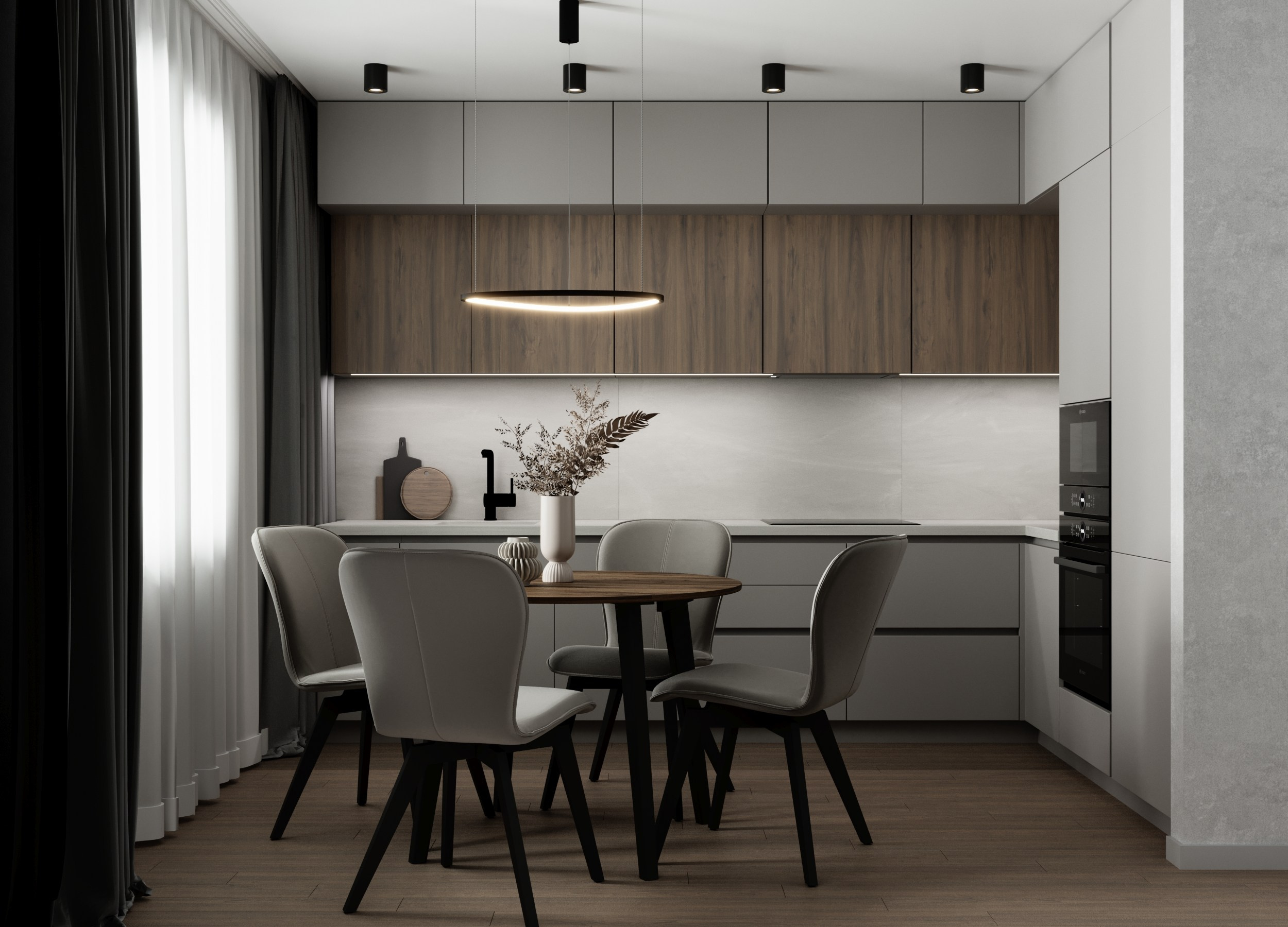 ЖК Светлая долина 61 м². Дизайнер интерьера квартир и частных домов в Казани