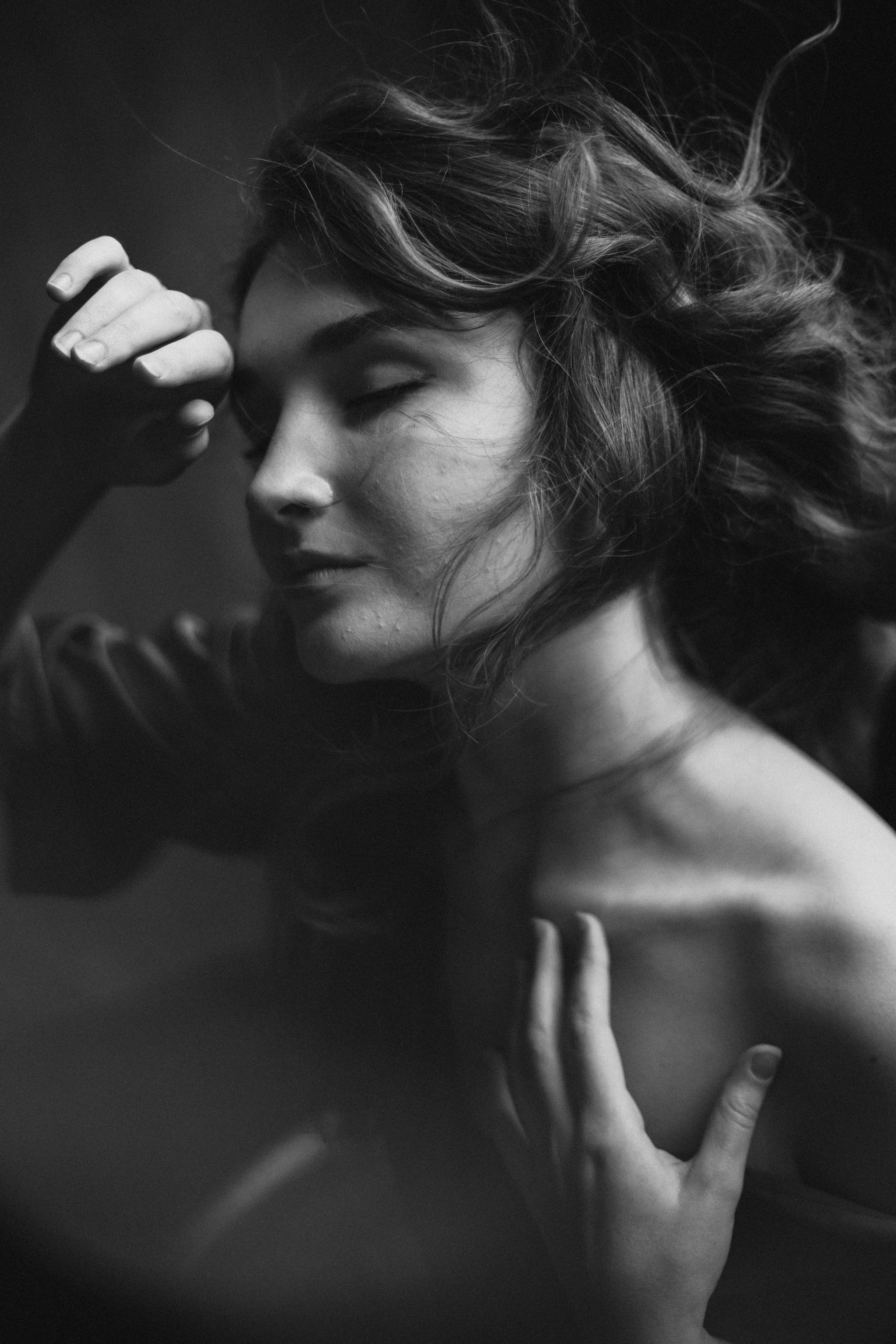 Женский портрет художественный. Детский и семейный фотограф Татьяна Рыбалко. Фотосессии у вас дома