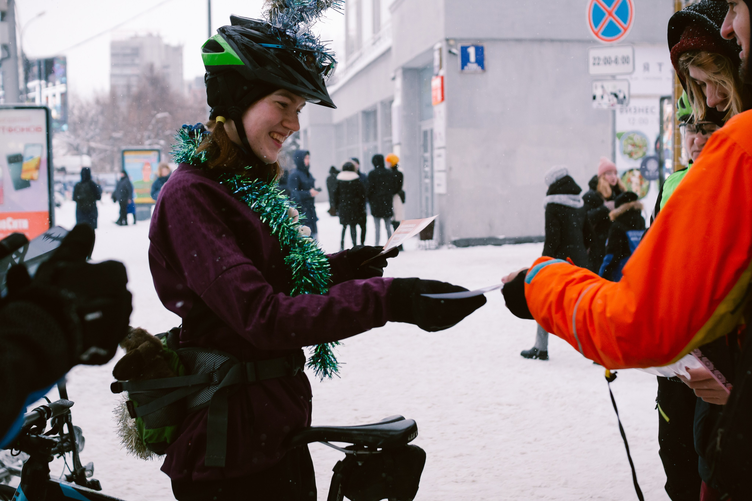 Зимний велозаезд «Привет, велосипед!». Фотограф в Новосибирске Екатерина Васильева