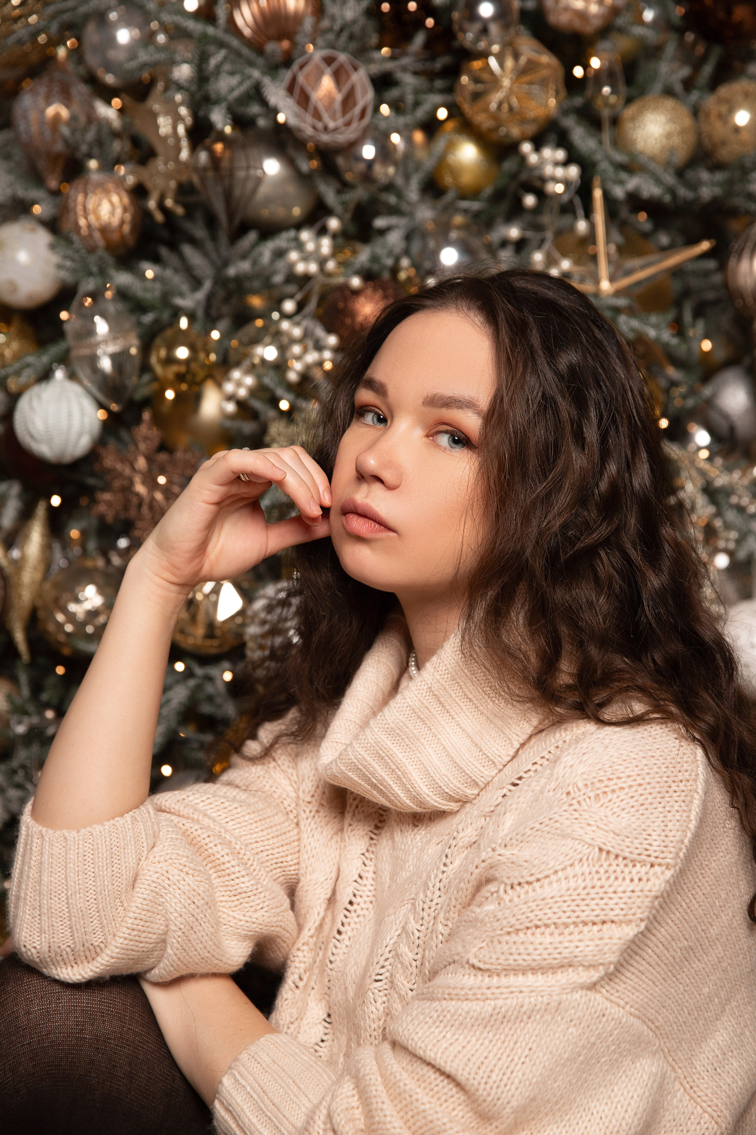 Новогодняя с малышкой. Свадебный и портретный фотограф в Москве Мария Кравченко