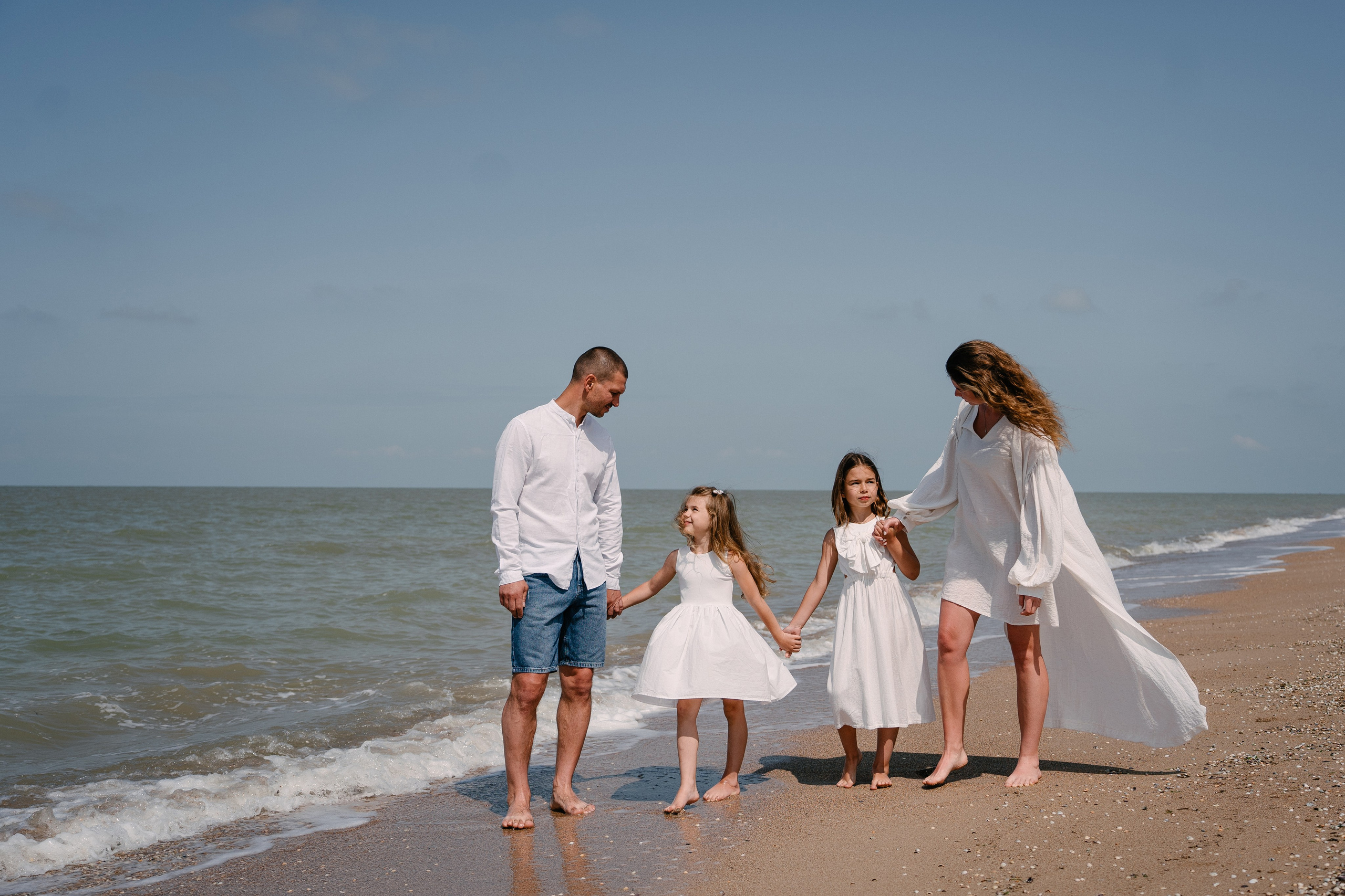 Артем, Мила, Маша и Даша. Свадебный и семейный фотограф в Воронеже Анастасия Бойко