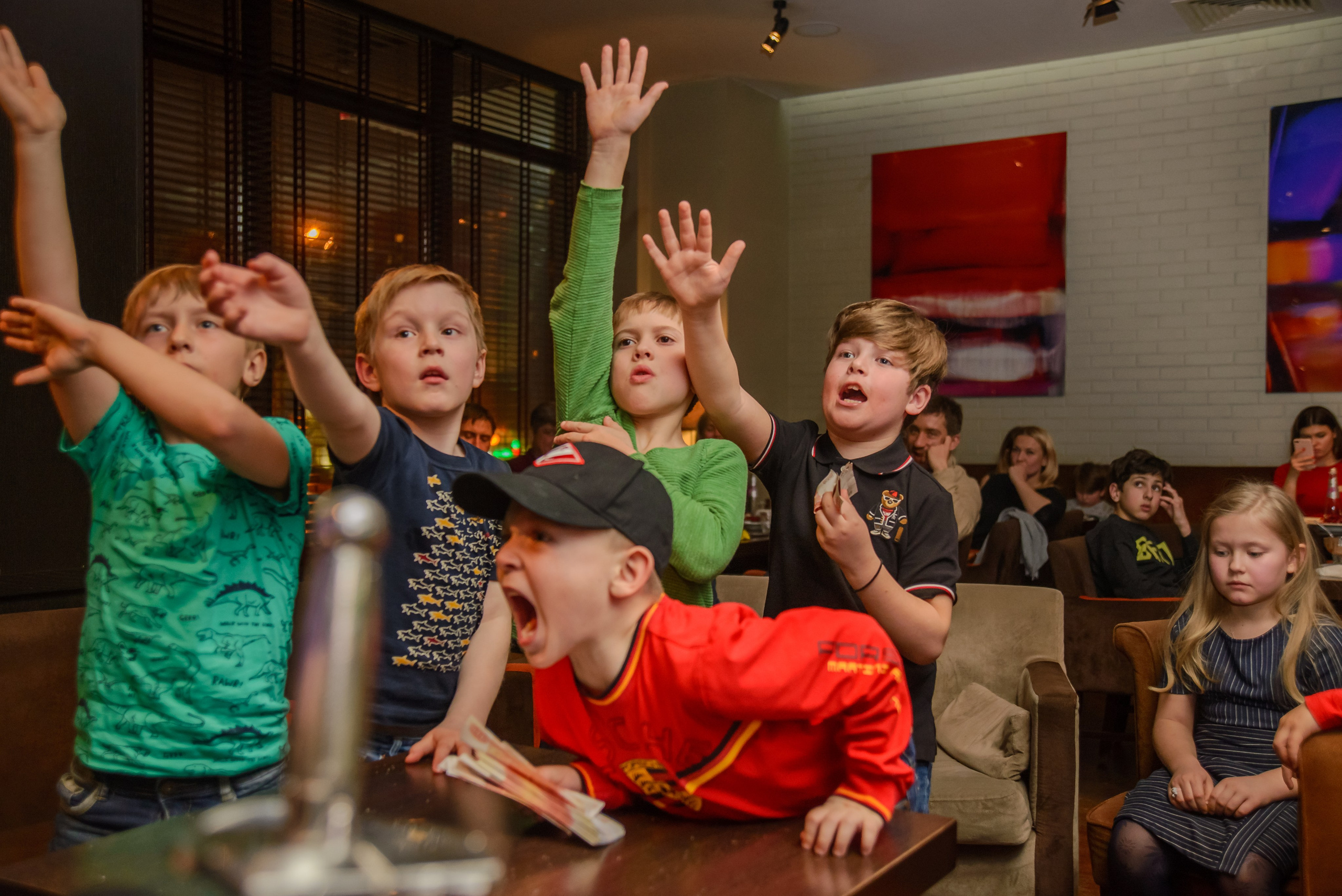 Детский день рождения в ресторане