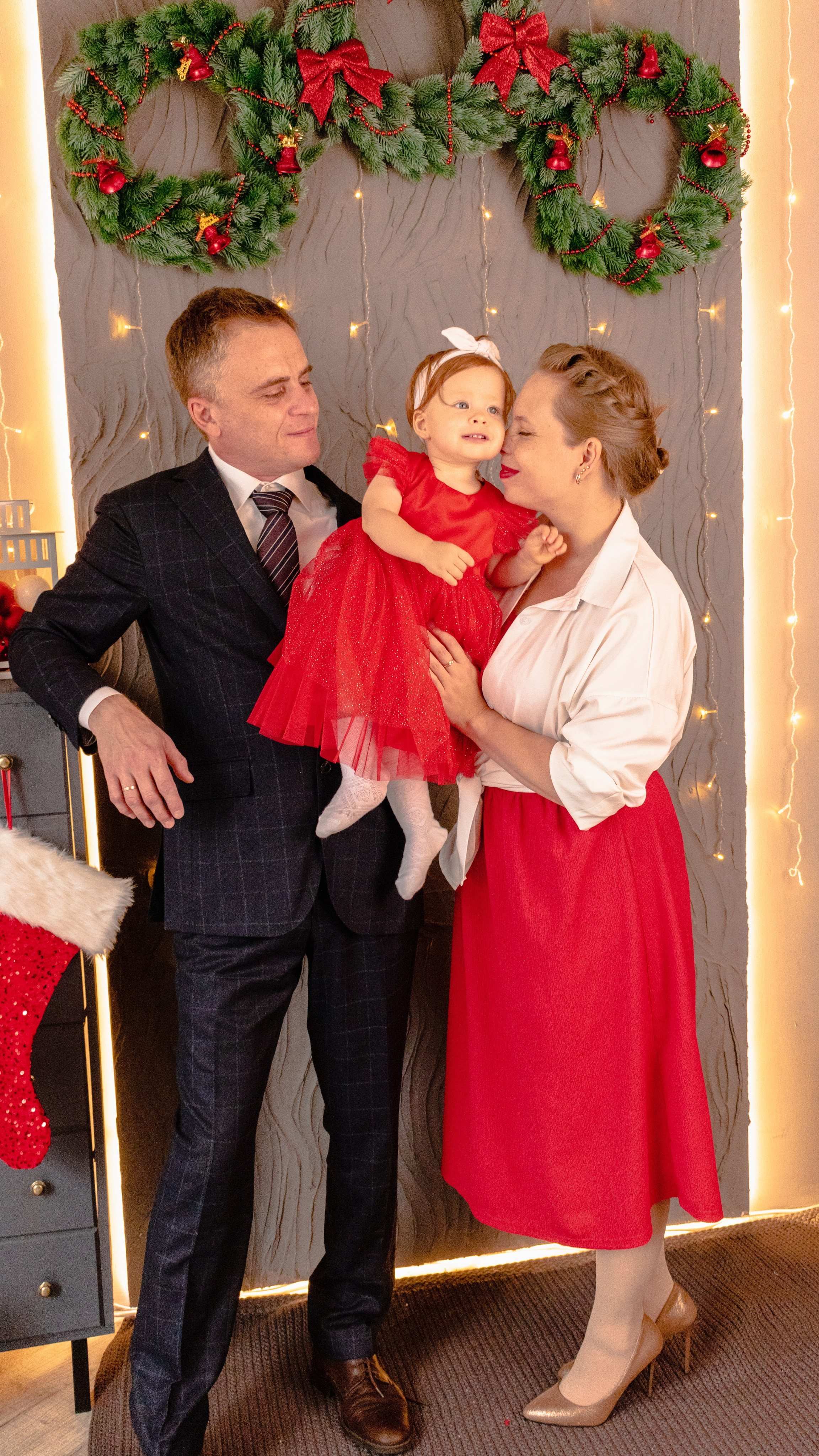 Новогоднее семейное фото. Фотограф в Набережных Челнах Мари Сенчик