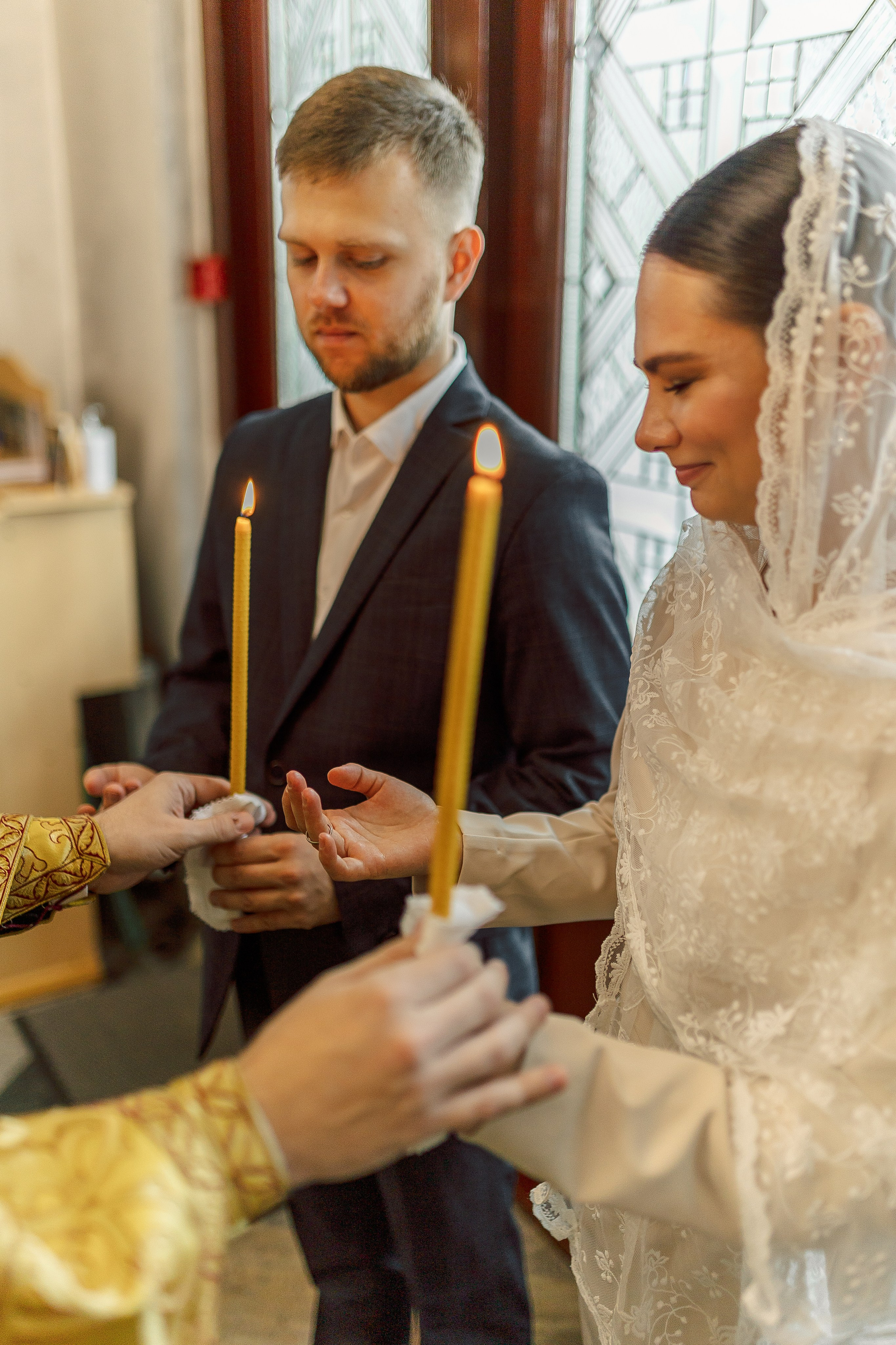 Венчание в храме Стефана Пермского. Семейный фотограф в Москве Анна Пожарская