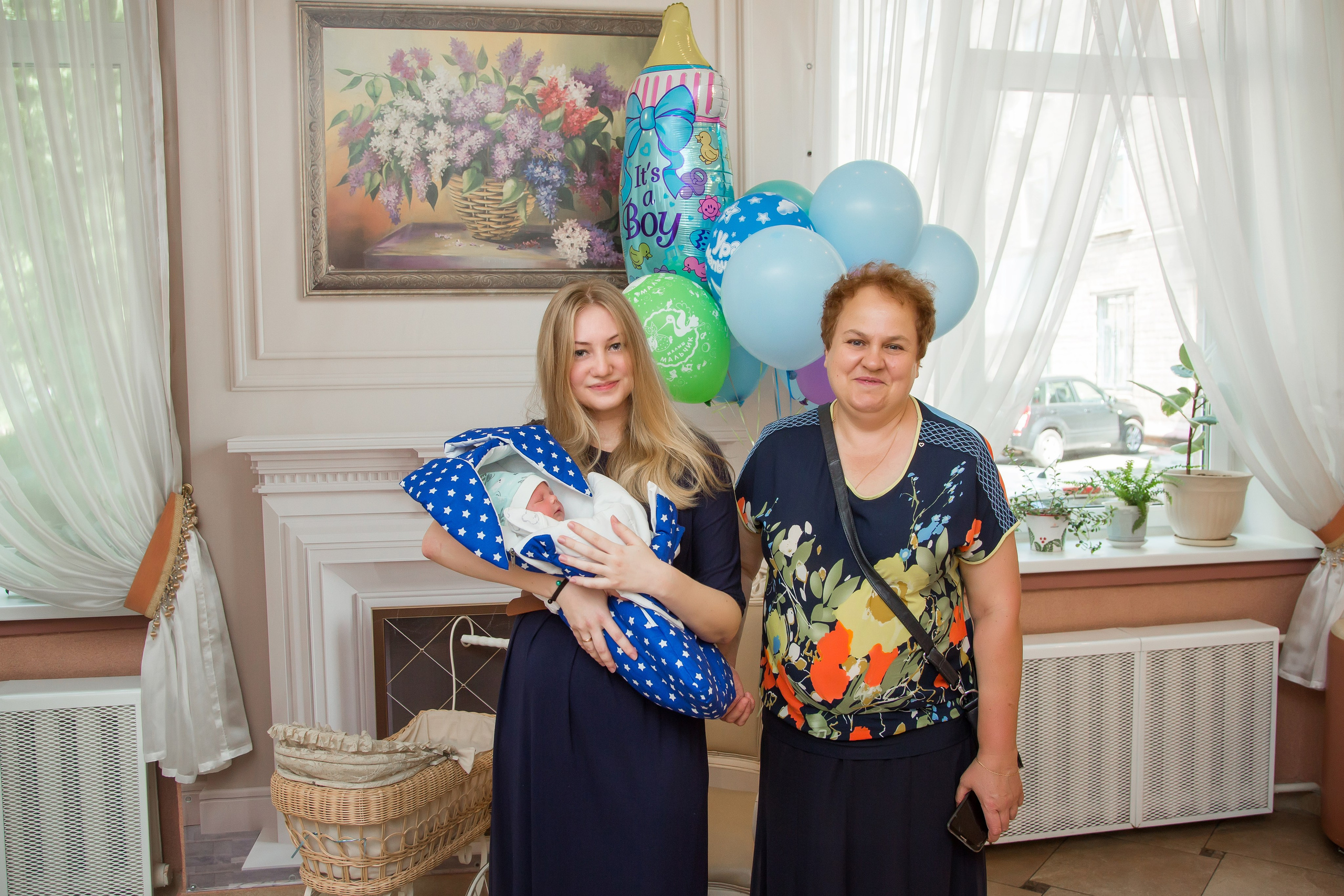 Выписка Владислава. Фотограф на Крещение, семейный фотограф в Москве