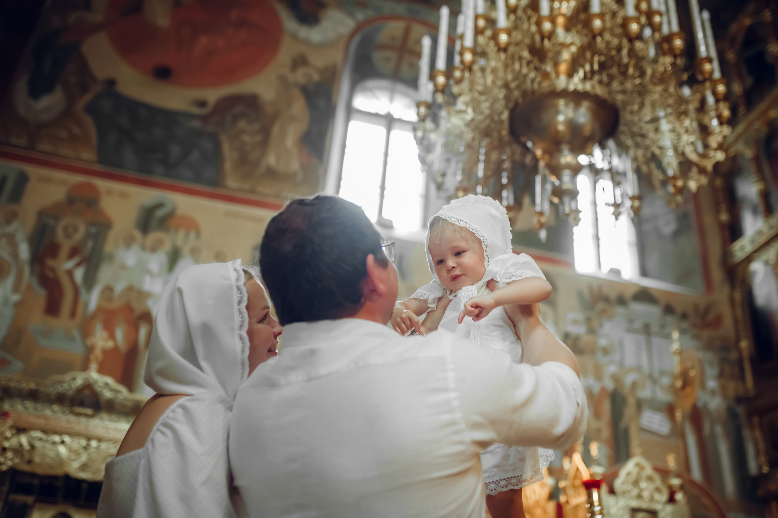 Крещение Яны. Фотограф на Крещение, семейный фотограф в Москве