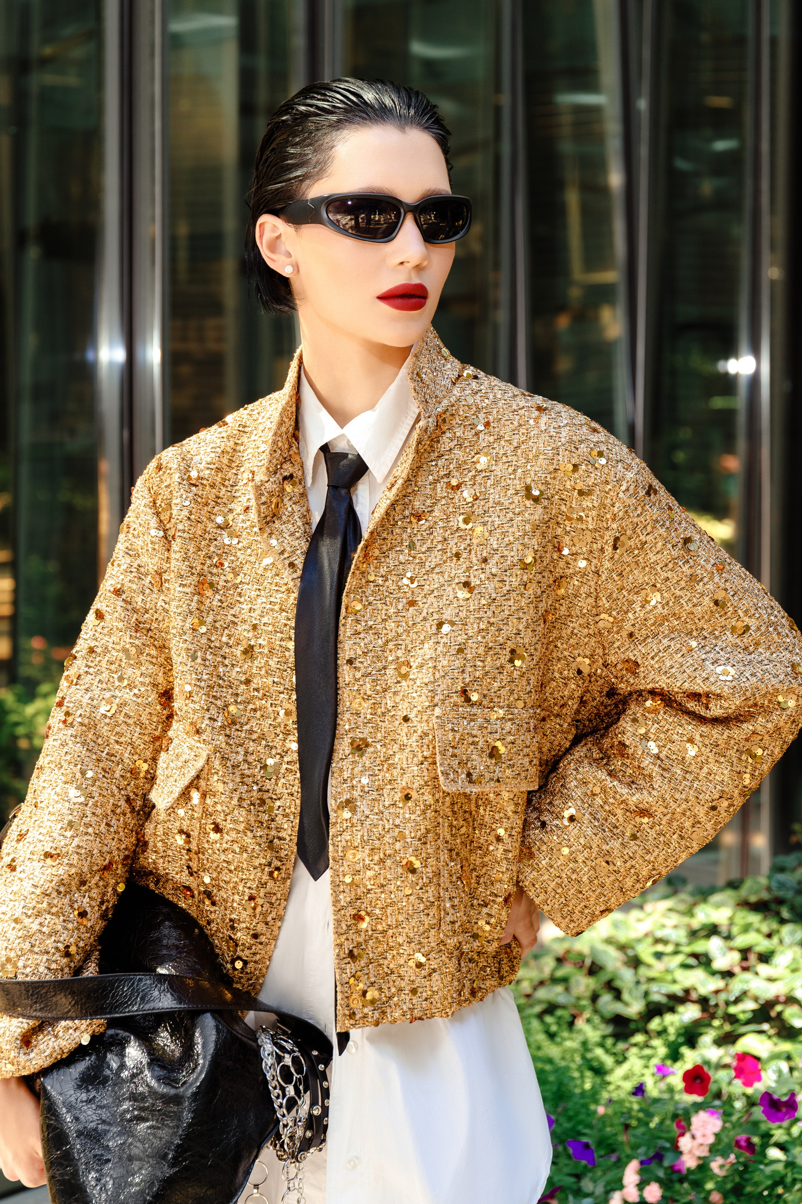 Летняя fashion-съёмка в Петербурге в стиле Balenciaga