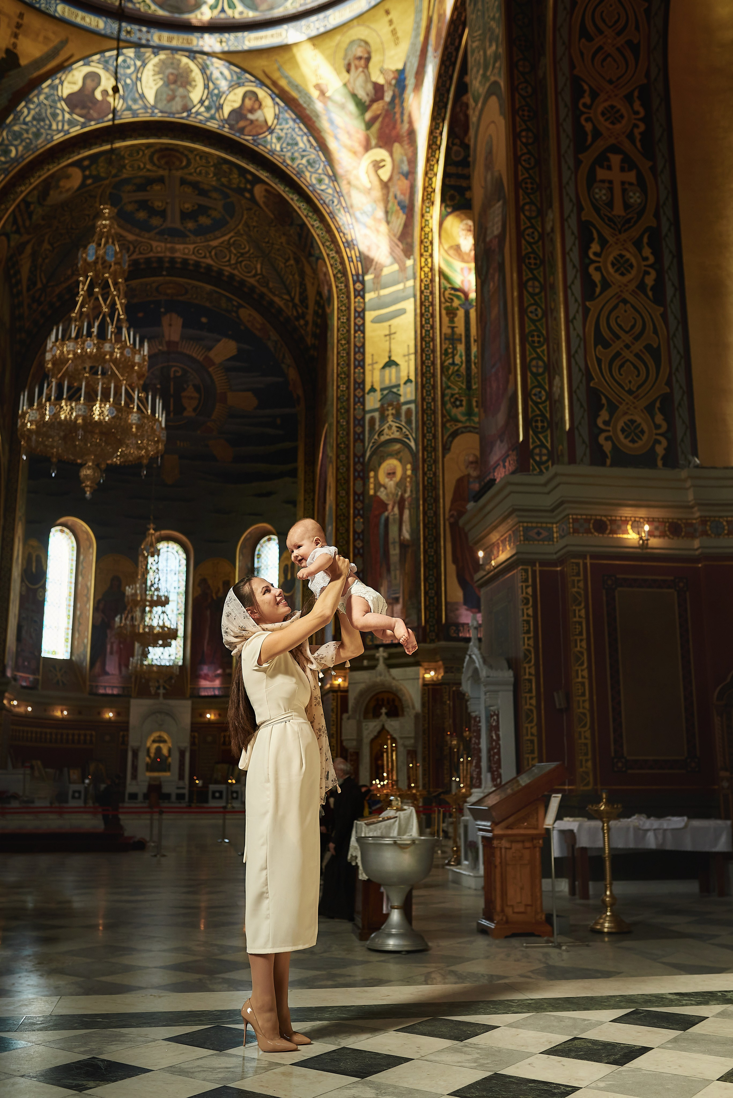 Двойное крещение в Новочеркасском соборе. Семейный фотограф в Ростове-на-Дону Татьяна Литвинова