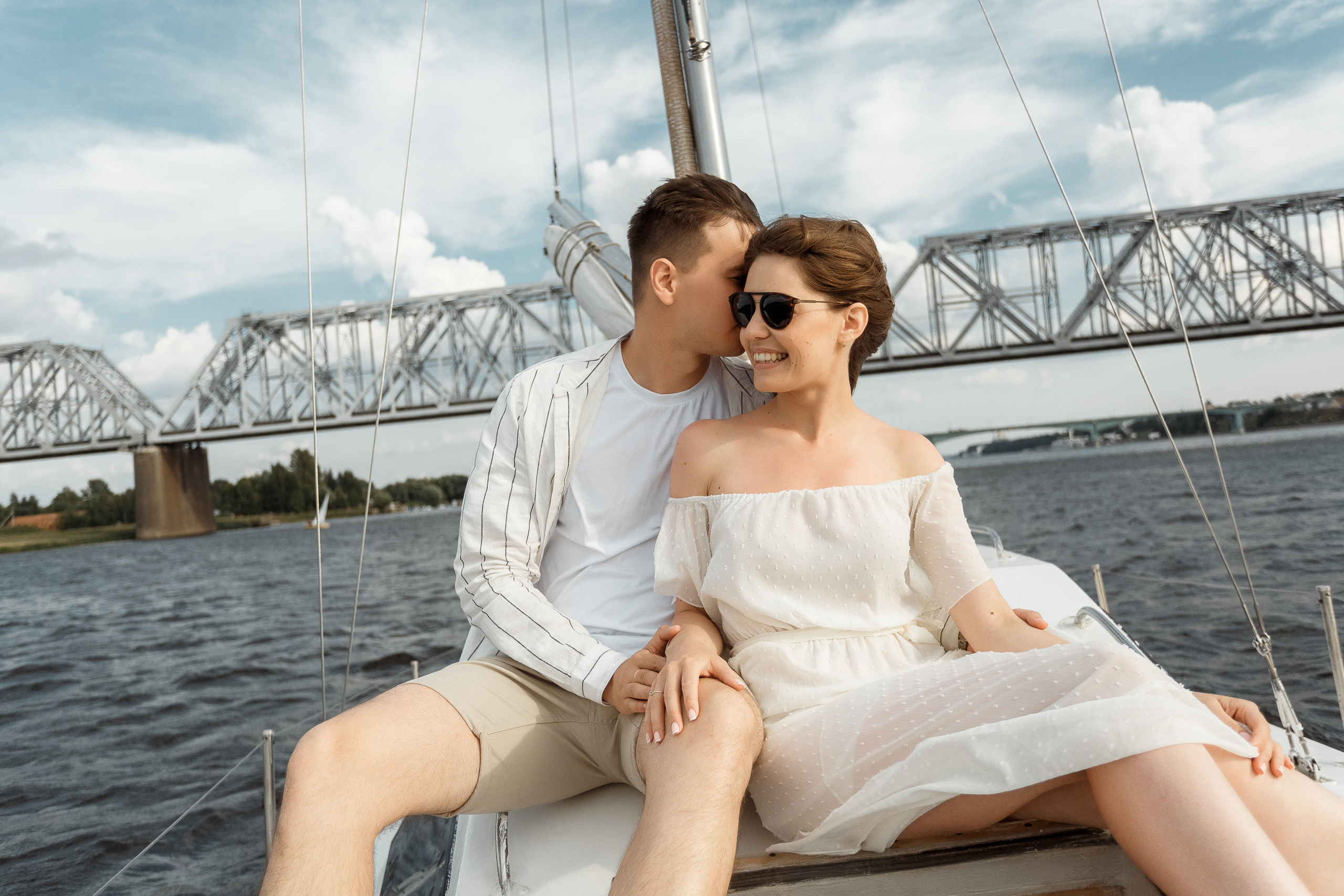 Прогулка на яхте. Свадебный фотограф Дмитрий Воробьев Ярославль