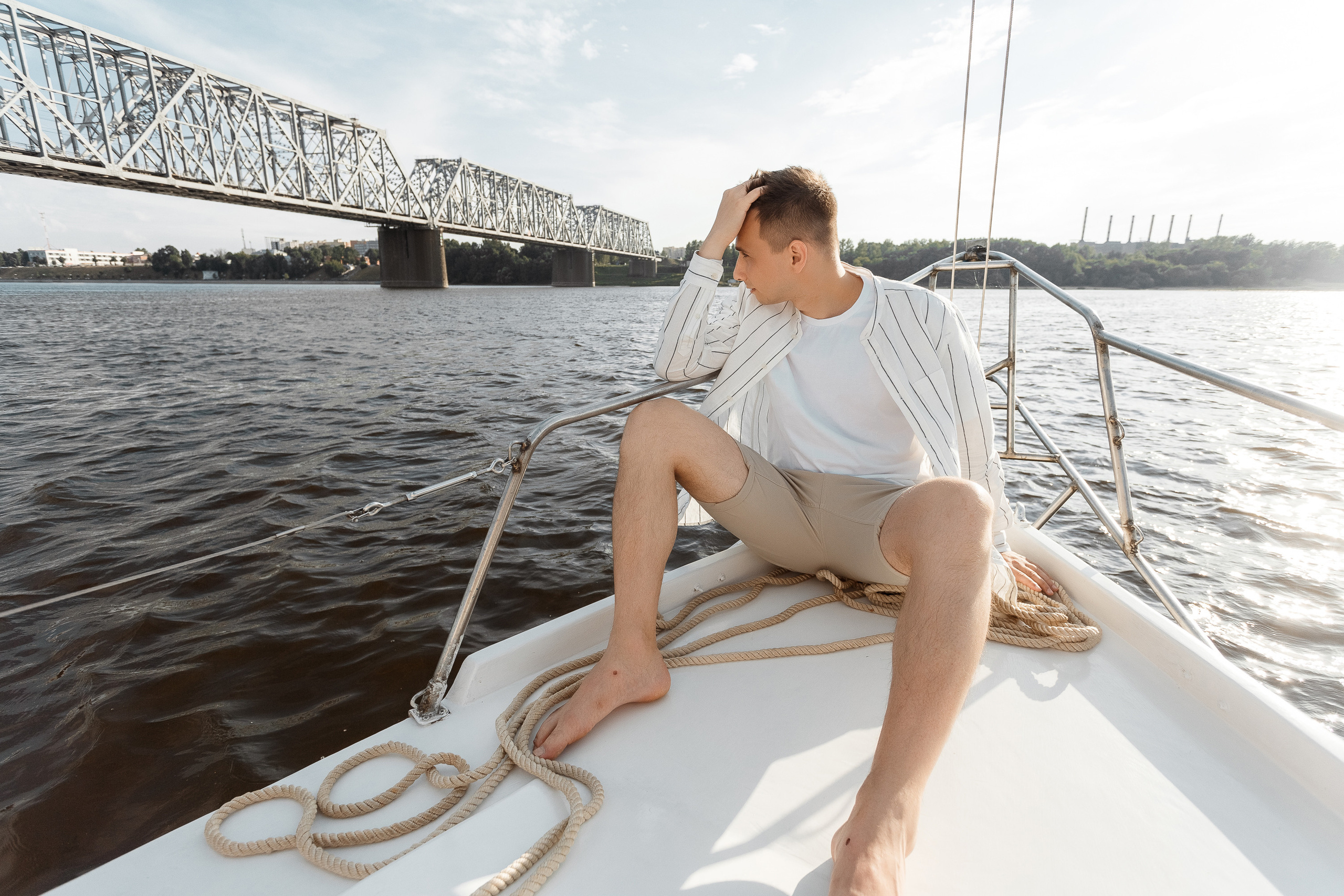 Прогулка на яхте. Свадебный фотограф Дмитрий Воробьев Ярославль