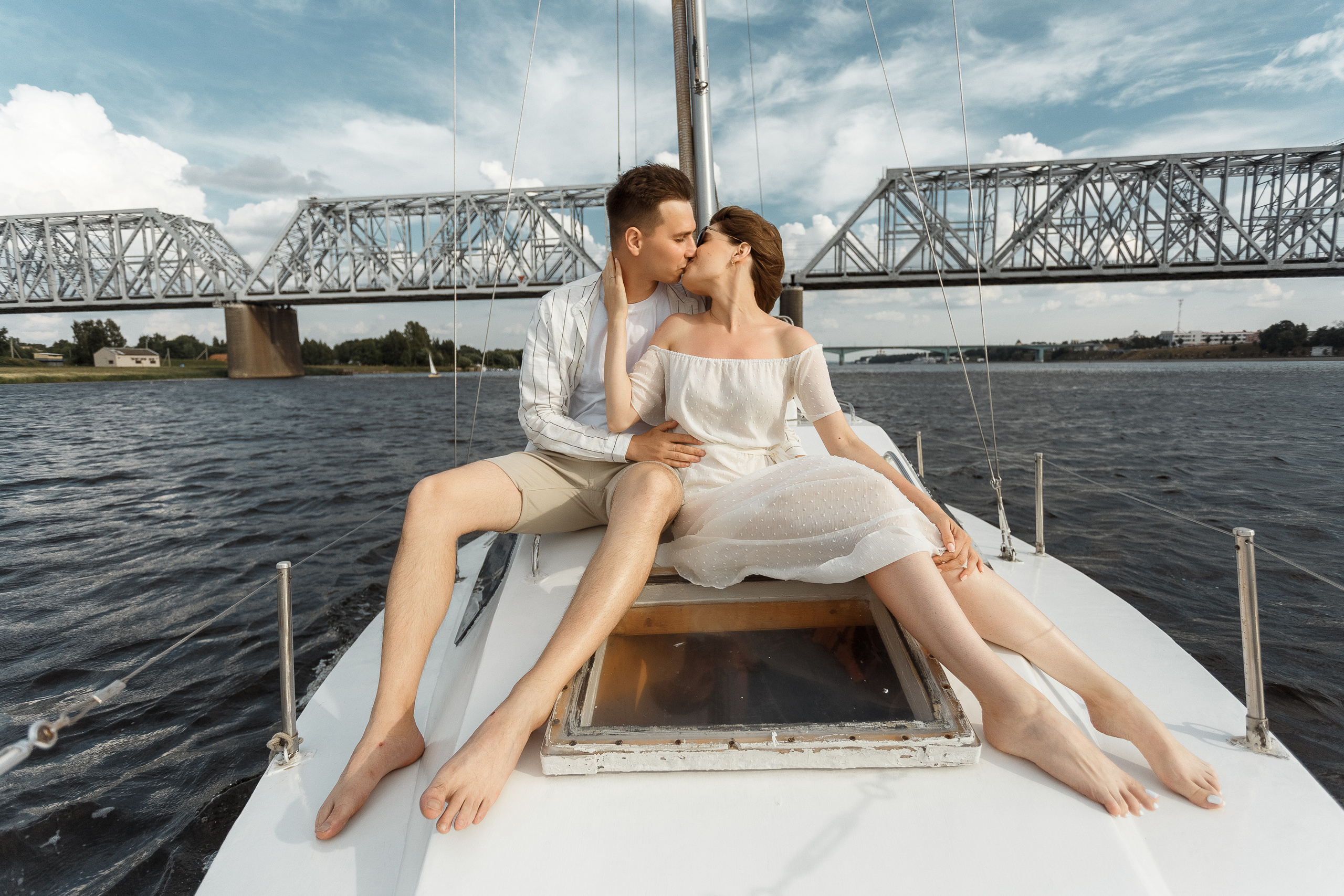 Прогулка на яхте. Свадебный фотограф Дмитрий Воробьев Ярославль