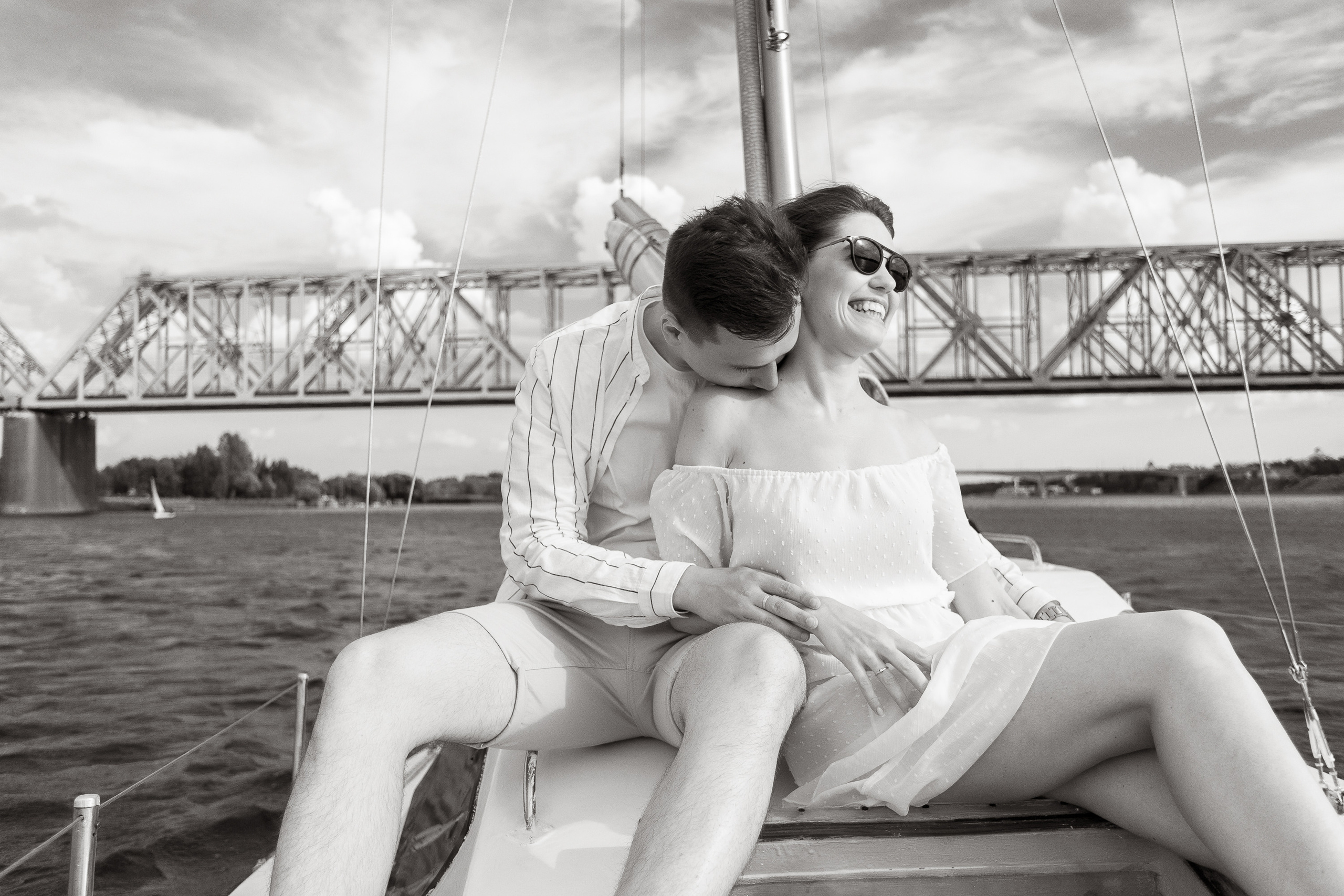 Прогулка на яхте. Свадебный фотограф Дмитрий Воробьев Ярославль