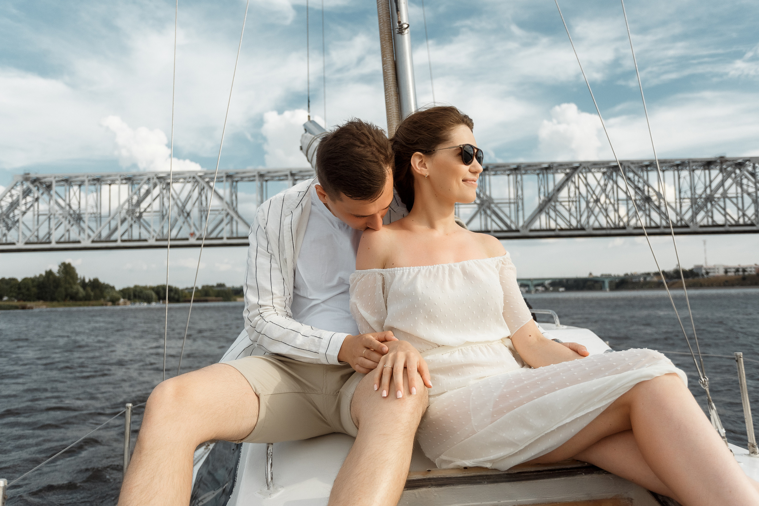 Прогулка на яхте. Свадебный фотограф Дмитрий Воробьев Ярославль