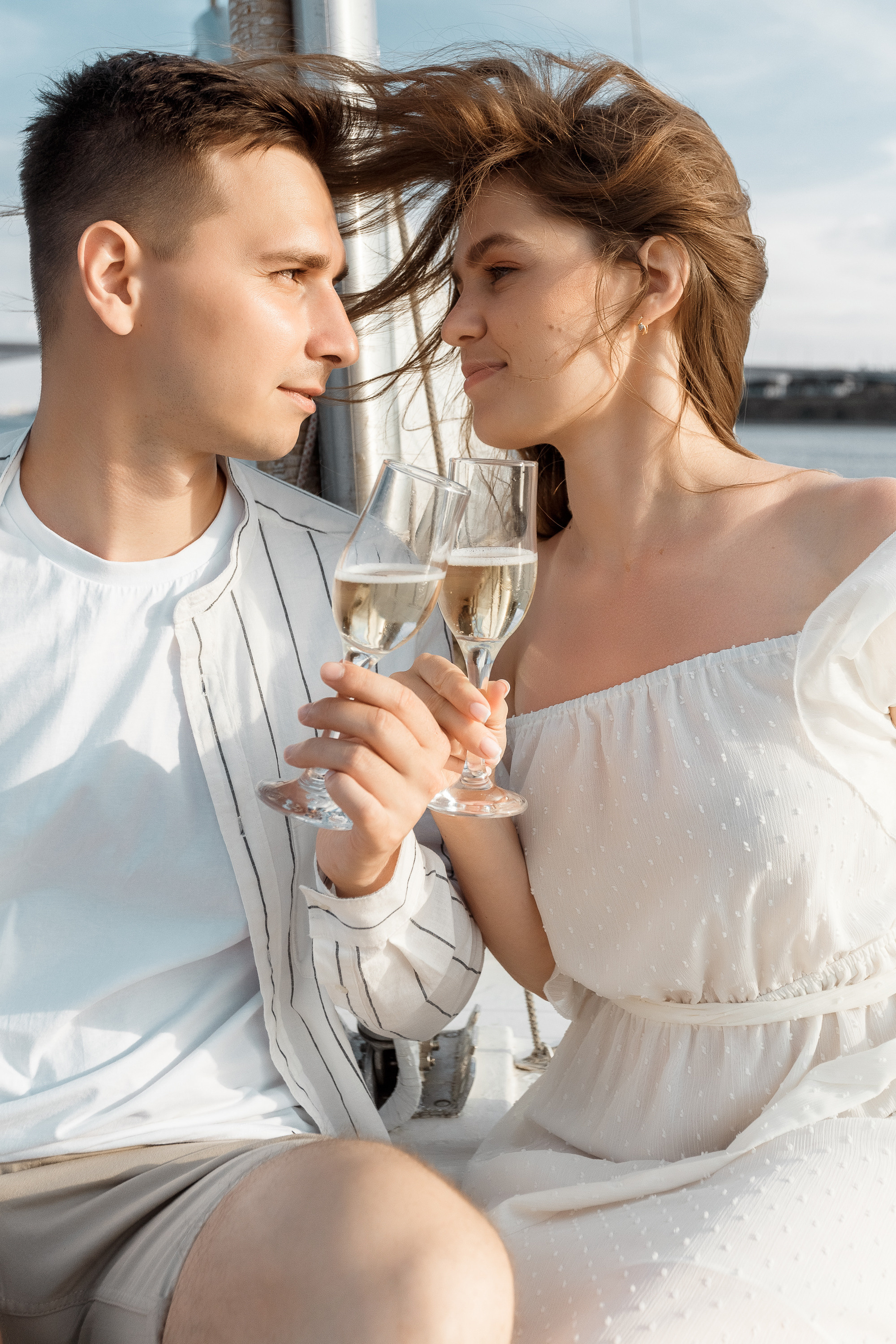 Прогулка на яхте. Свадебный фотограф Дмитрий Воробьев Ярославль