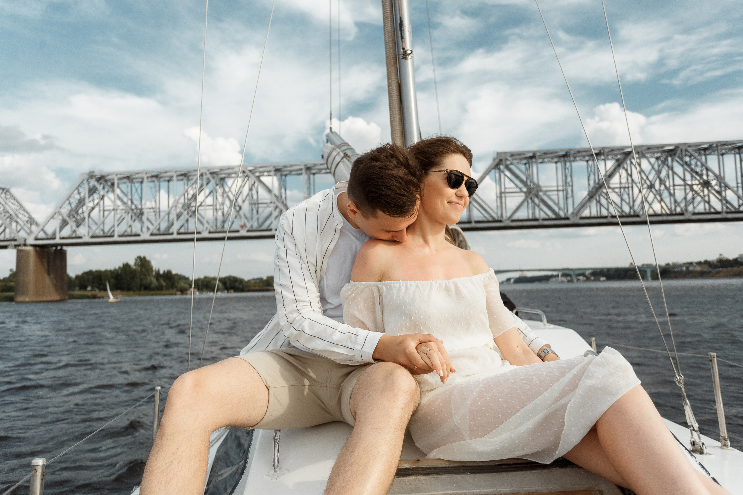 Прогулка на яхте. Свадебный фотограф Дмитрий Воробьев Ярославль