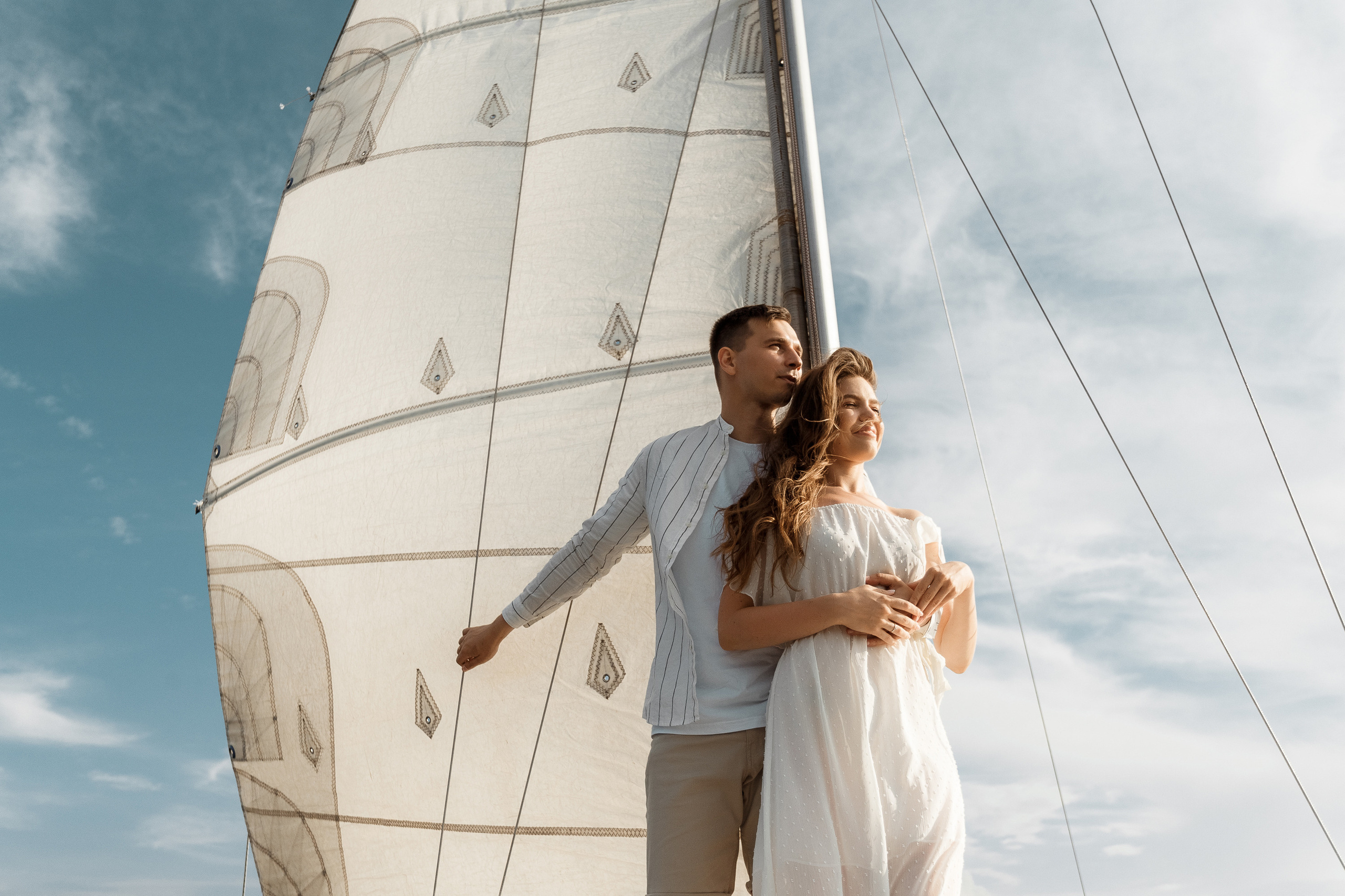 Прогулка на яхте. Свадебный фотограф Дмитрий Воробьев Ярославль