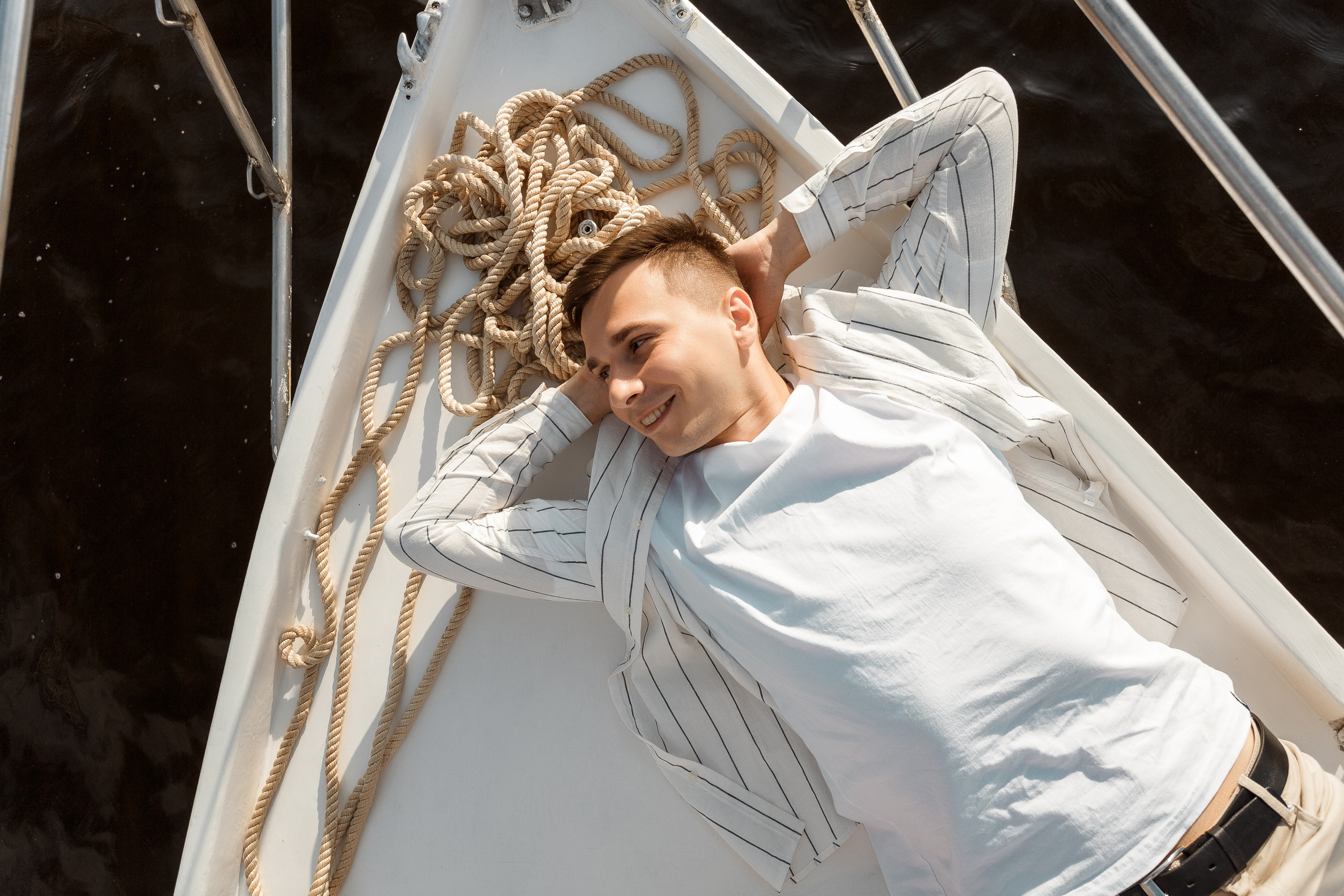 Прогулка на яхте. Свадебный фотограф Дмитрий Воробьев Ярославль