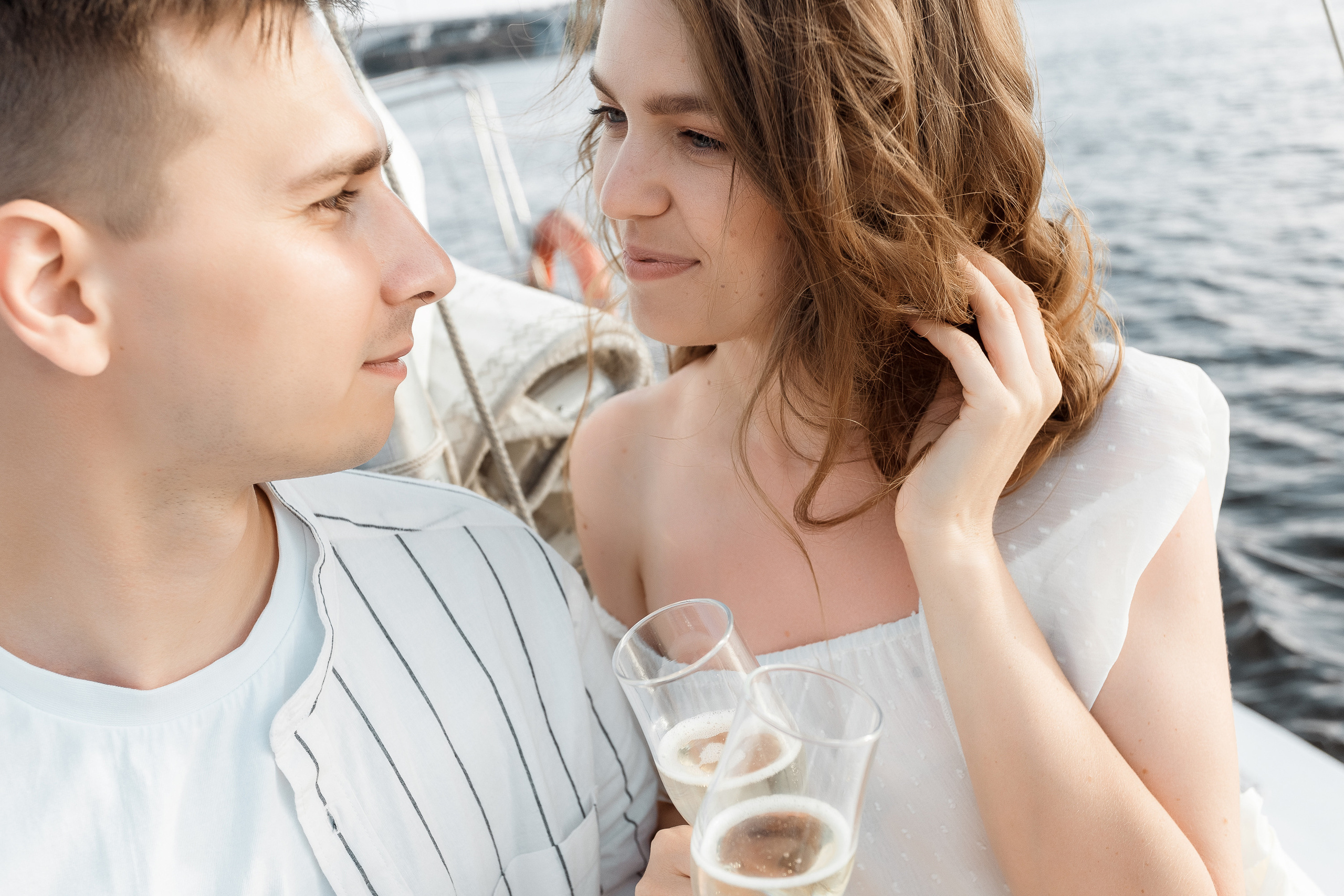 Прогулка на яхте. Свадебный фотограф Дмитрий Воробьев Ярославль