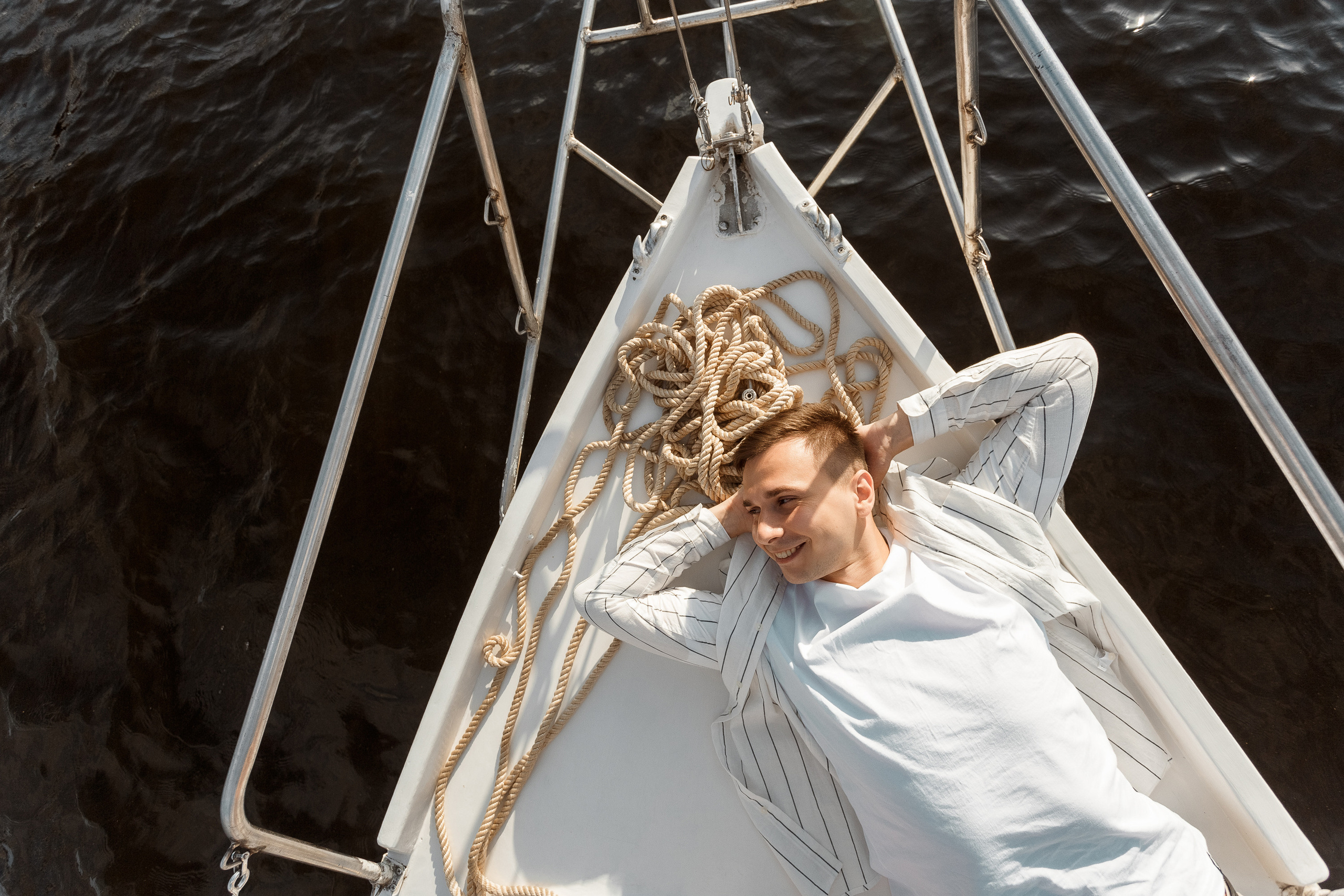 Прогулка на яхте. Свадебный фотограф Дмитрий Воробьев Ярославль