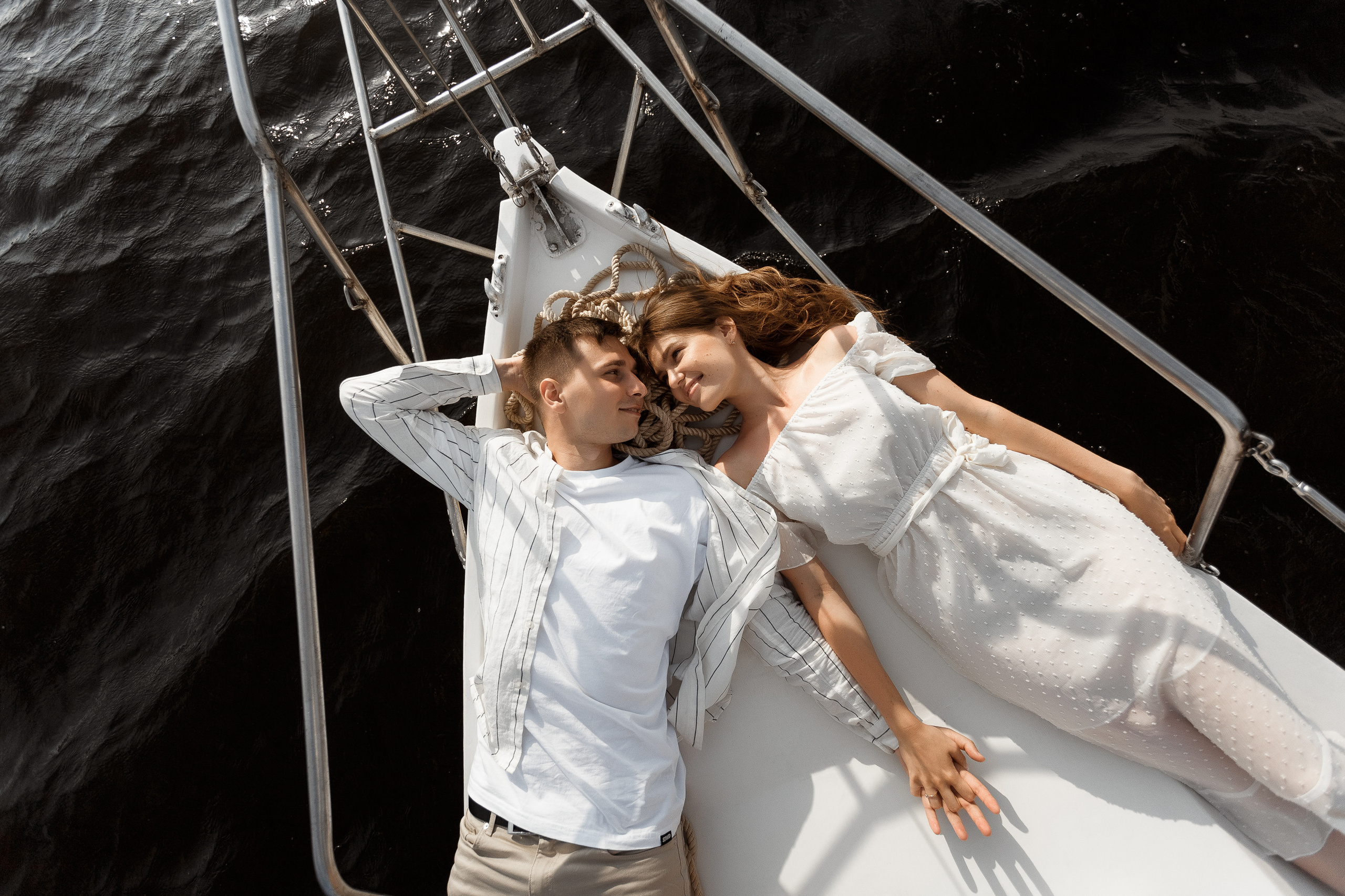 Прогулка на яхте. Свадебный фотограф Дмитрий Воробьев Ярославль