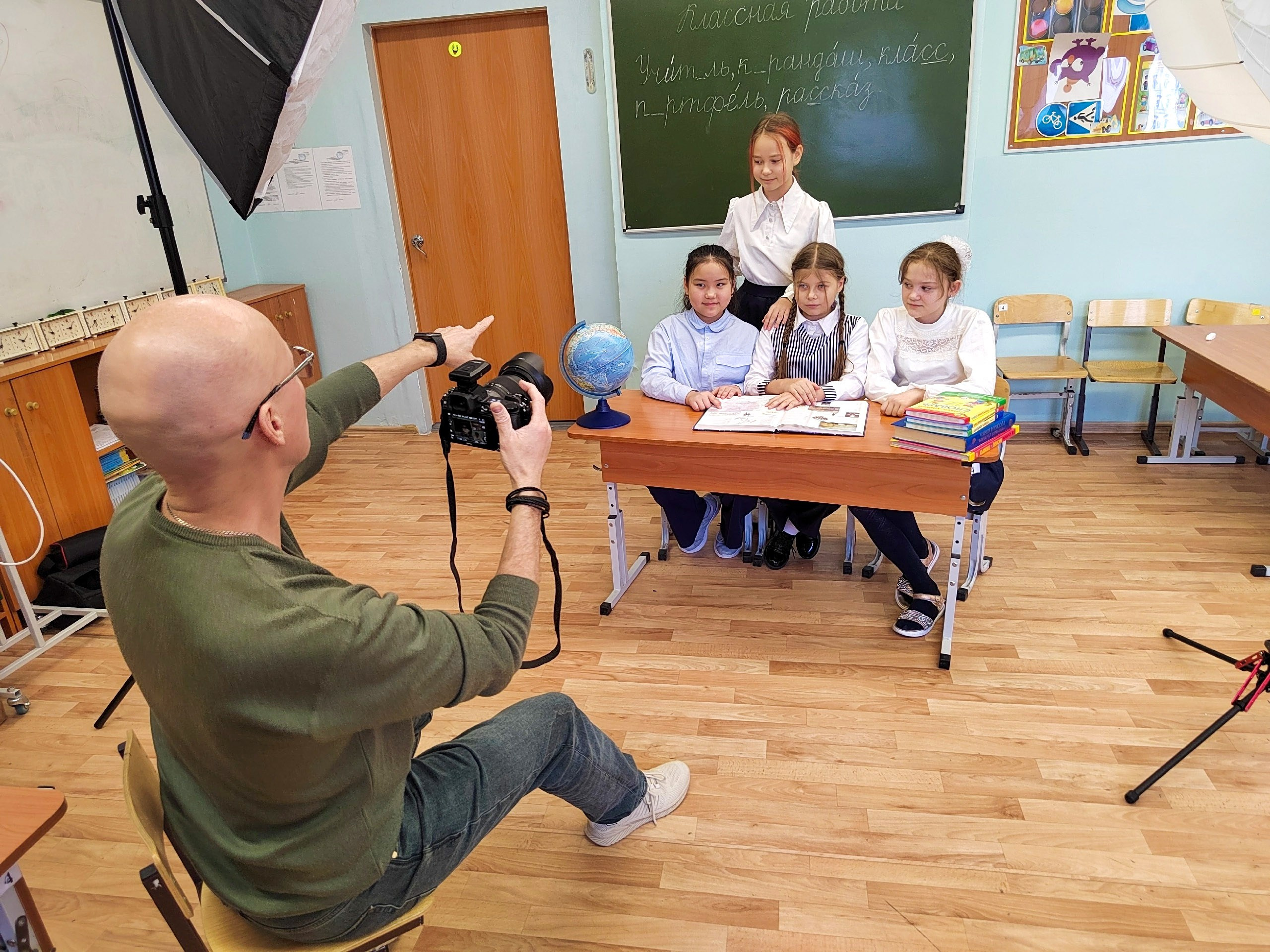Бэкстейдж фотосъемки в детском саду для выпускных фотоальбомов. Детский фотограф. «Ожившие» фото, г. Нижневартовск