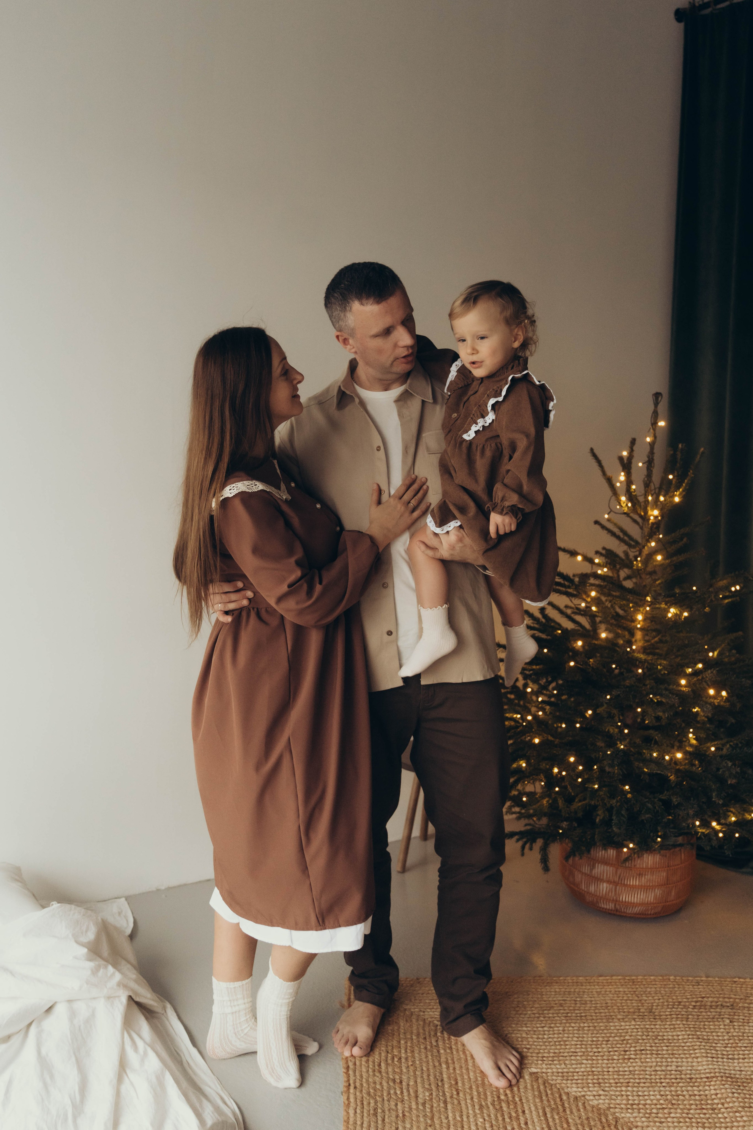 Екатерина, Николай и малышка Аня