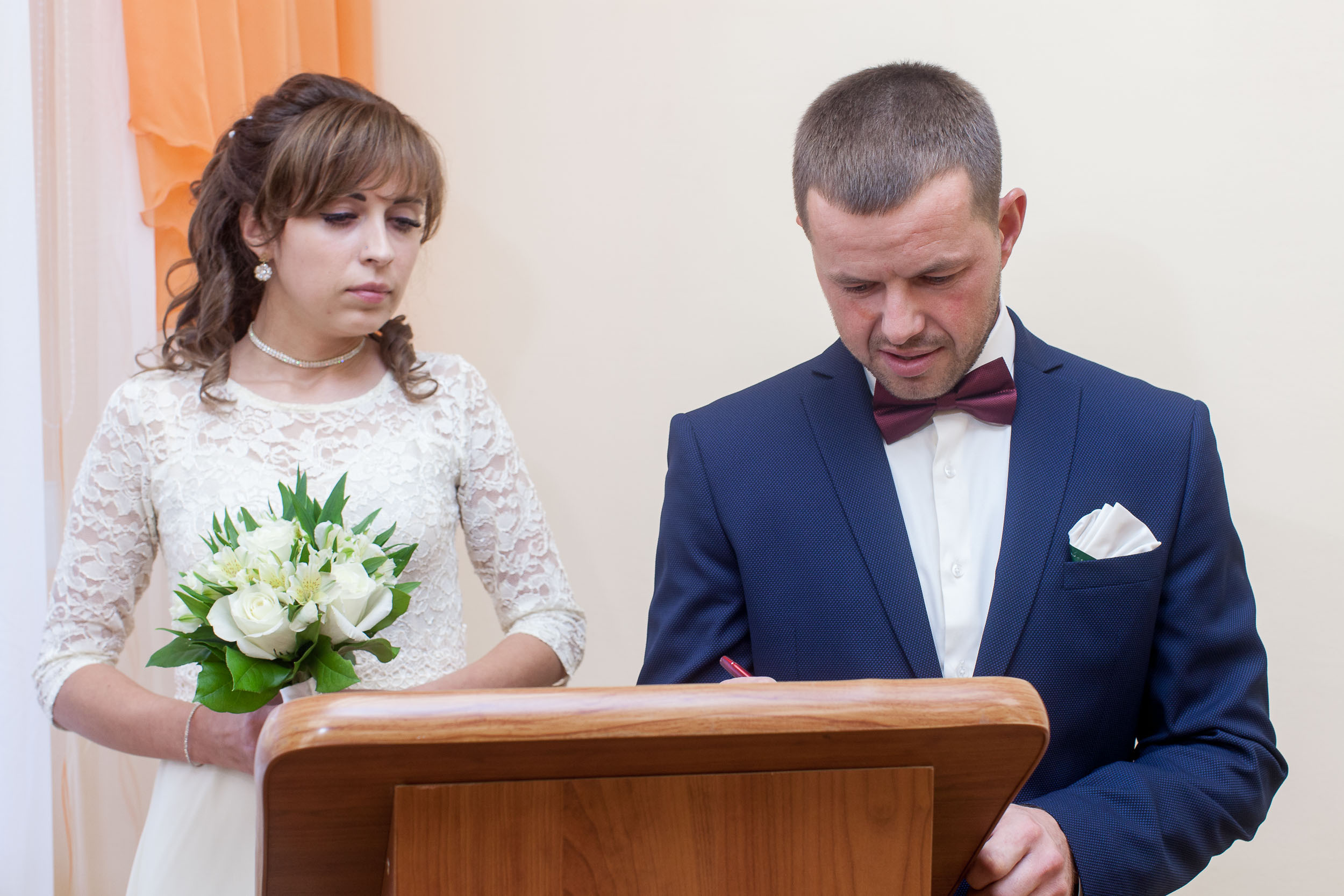 Вологда, неторжественная регистрация