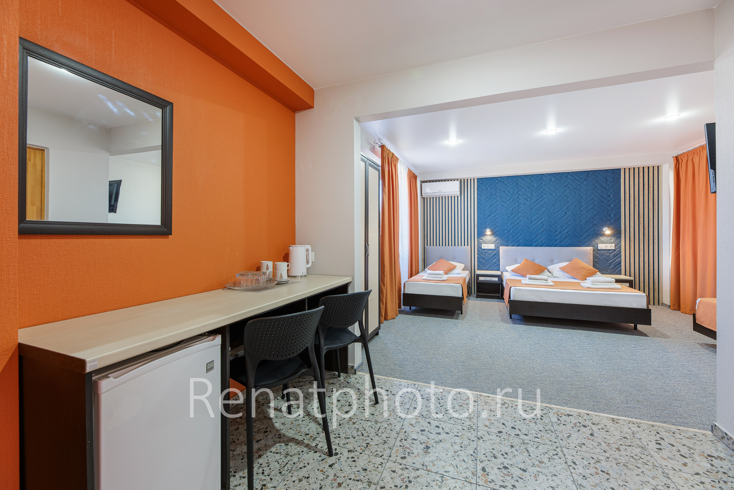 Renatphoto-Профессиональная фотосъемка номеров в отелях. Профессиональная фотосъёмка интерьеров, предметная фотосессия еды для меню г. Анапа