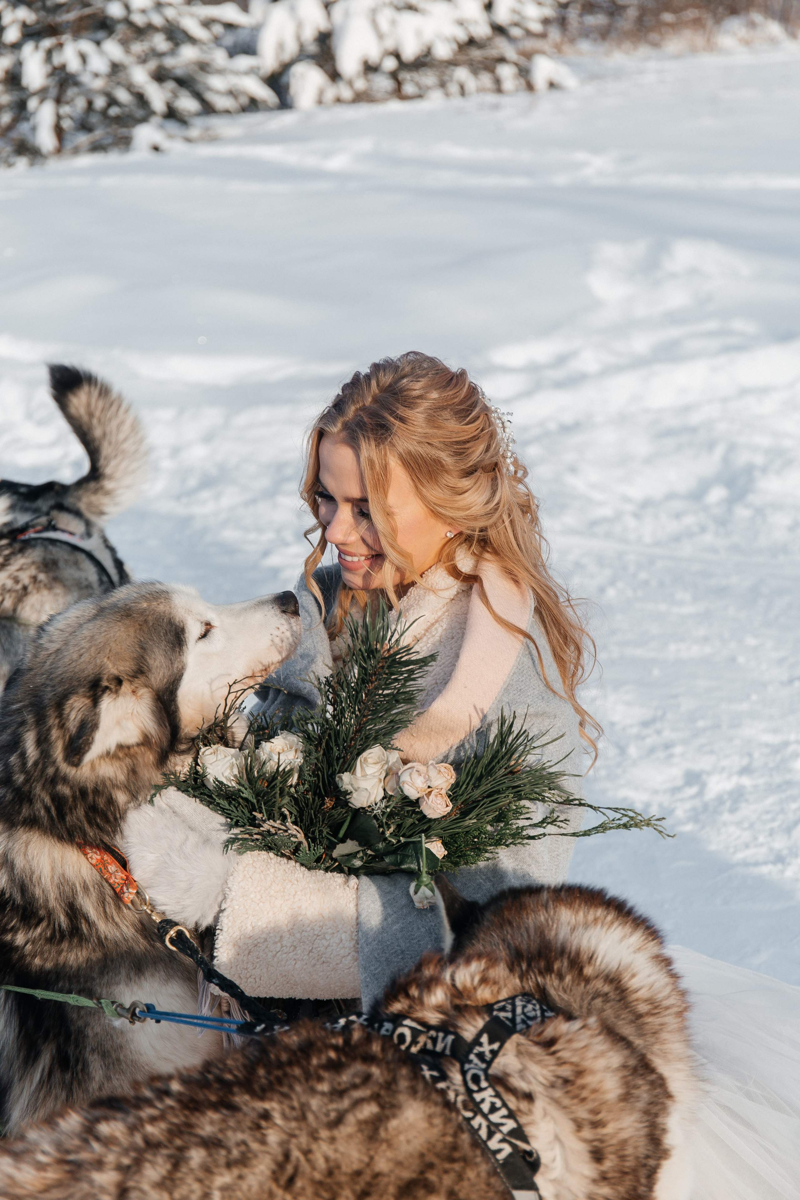 Свадебная фотосессия зимой. Фото Радости. Свадебный и семейный фотограф в Москве Юлия Самойлова