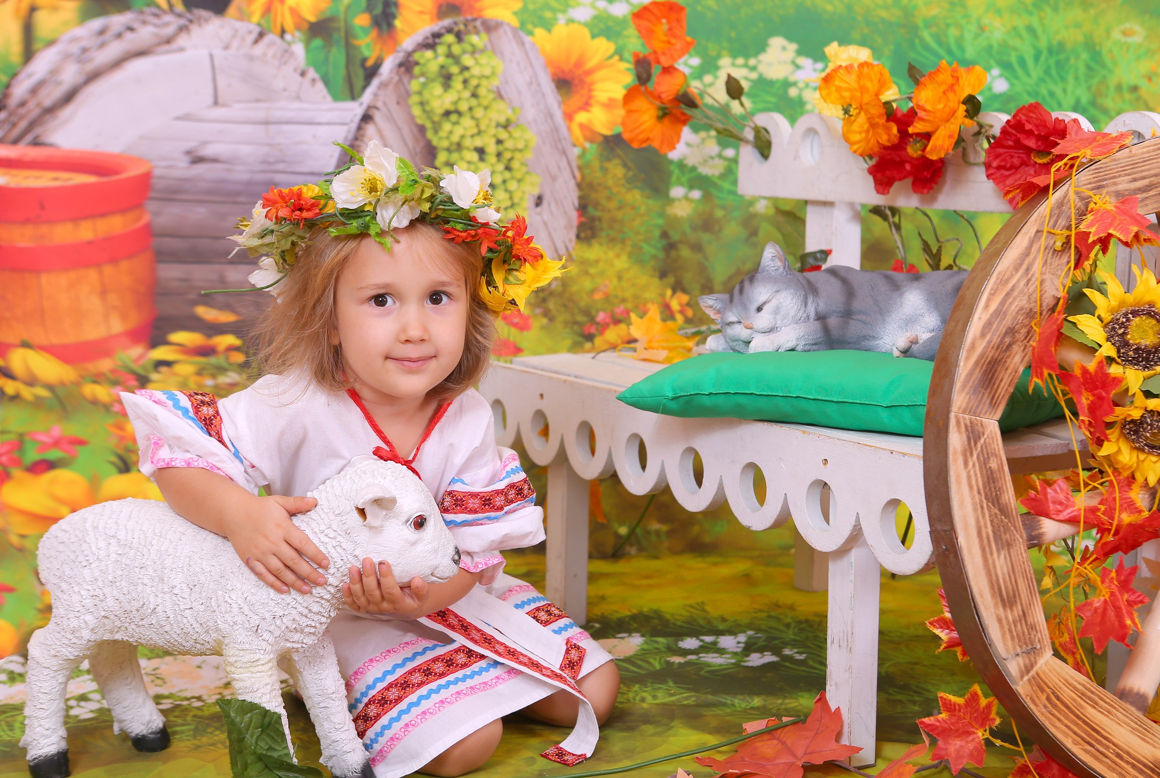 Осень в деревне. Студия детской и семейной фотографии 12кадров