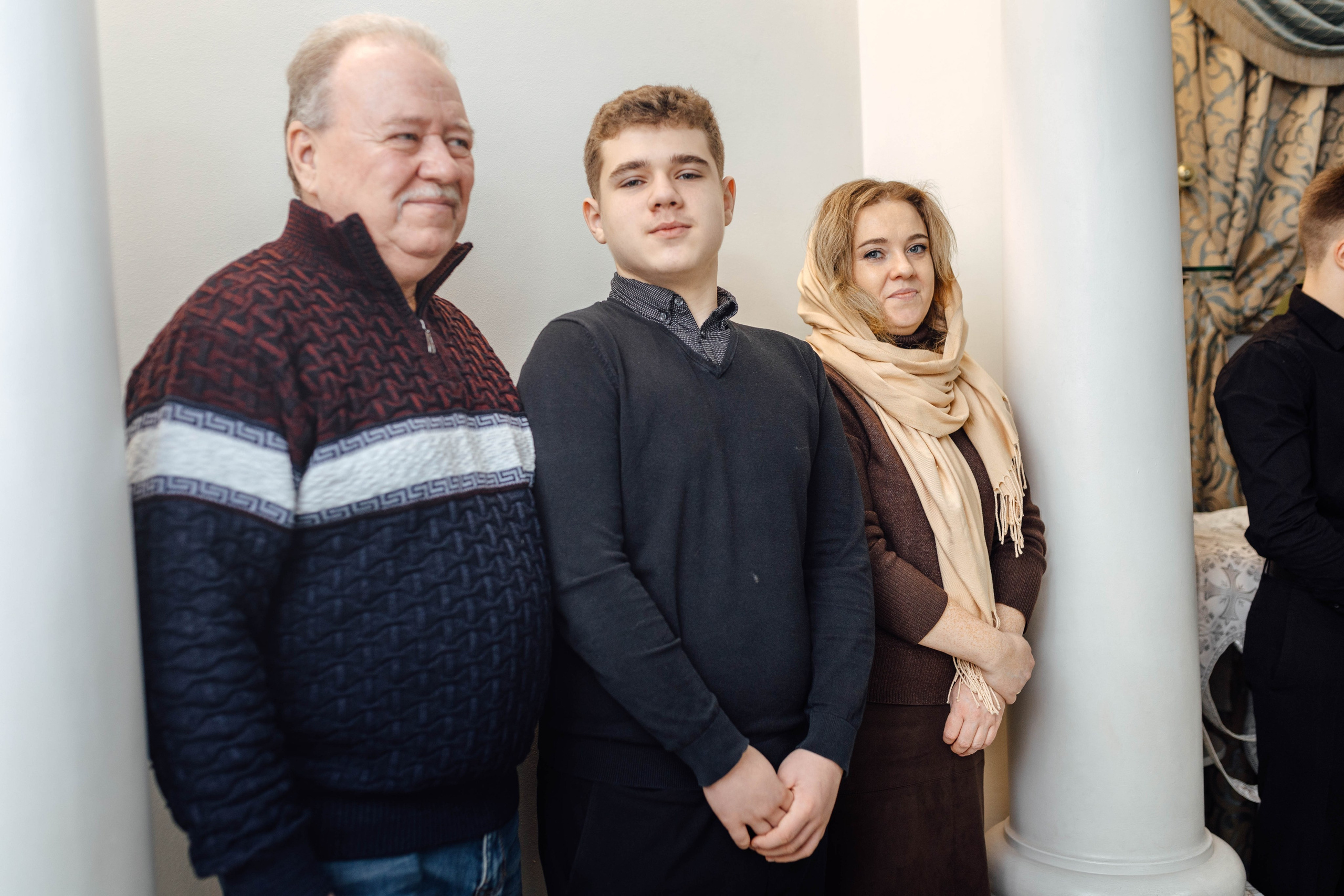 Крещение Демида, храм Святой Троицы, декабрь 2025