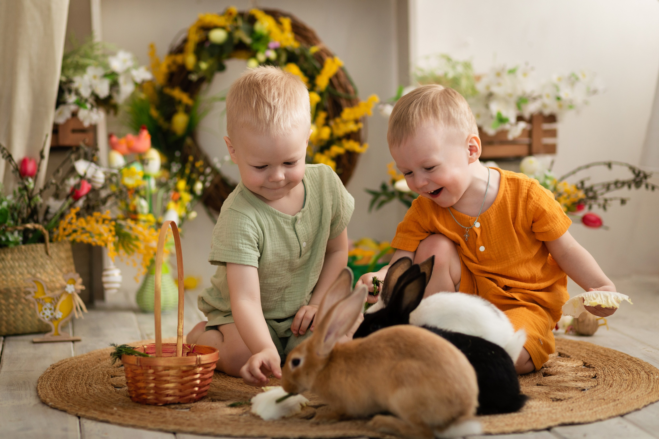 Фотопроект Пасхальный с кроликами. ФОТОГРАФ НА ГОДИК, БЕРЕМЕННОСТИ, НОВОРОЖДЕННЫХ, КРЕЩЕНИЯ МОСКВА