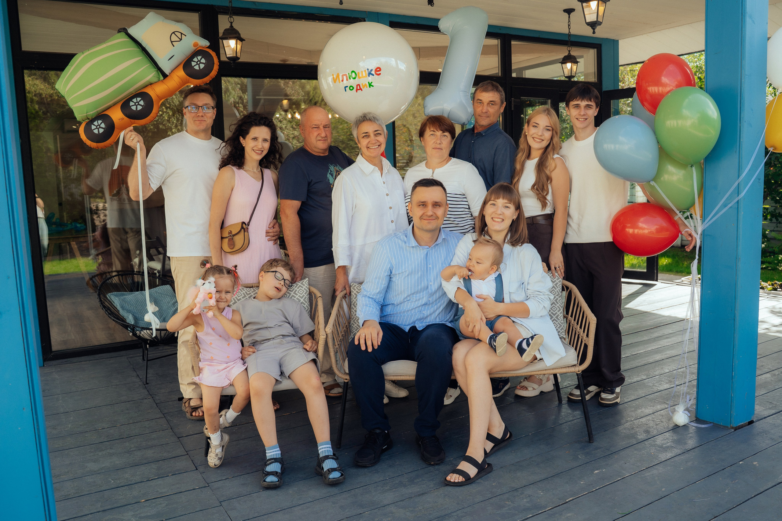 1 годик Илюше. Семейный фотограф • Домашние съемки в Нижнем Новгороде