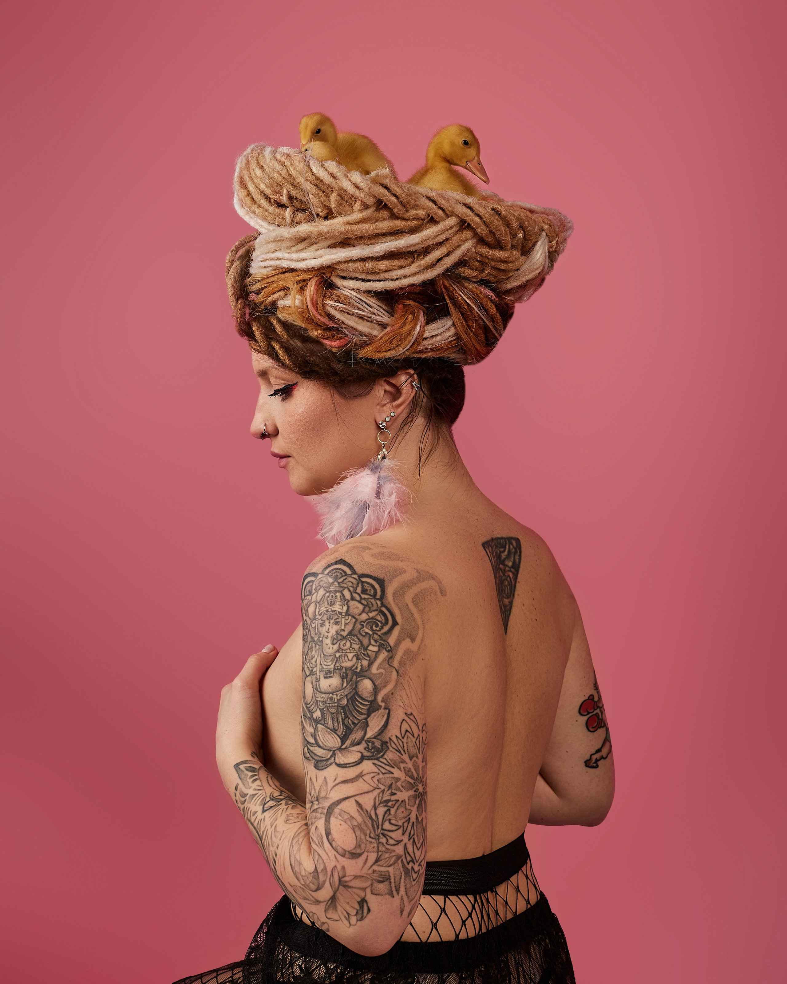 Катюша. Портрет с утятами. Фотограф. Love story, портрет, индивидуальные съемки. Фудфотограф