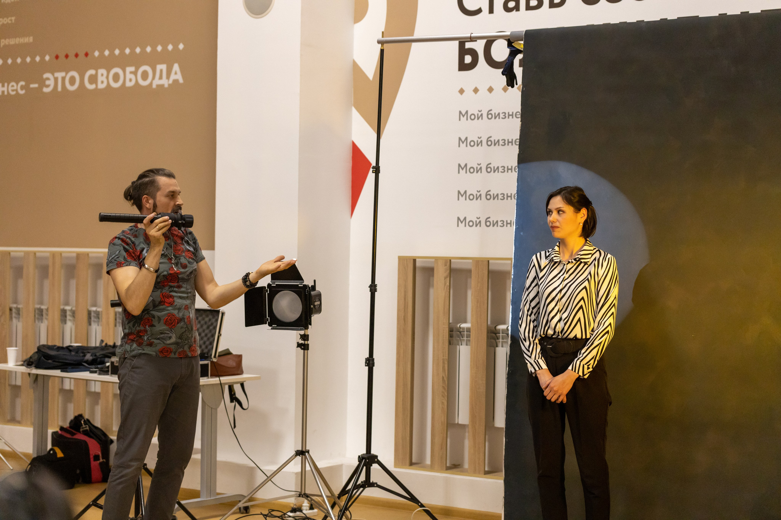 Репортаж для Мой Бизнес — Мастеркласс Павла Ребанда. Фотограф в Туле Крупский АнДРей. Фотостудия «КАДР71» в Туле